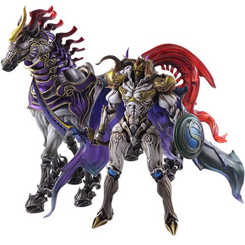 Bring Arts Final Fantasy Creatures Odin & Sleipnir Action Figure by Square Enix - Collectible Game Character Statue for FF Fans, Display & Gaming Room Decor
