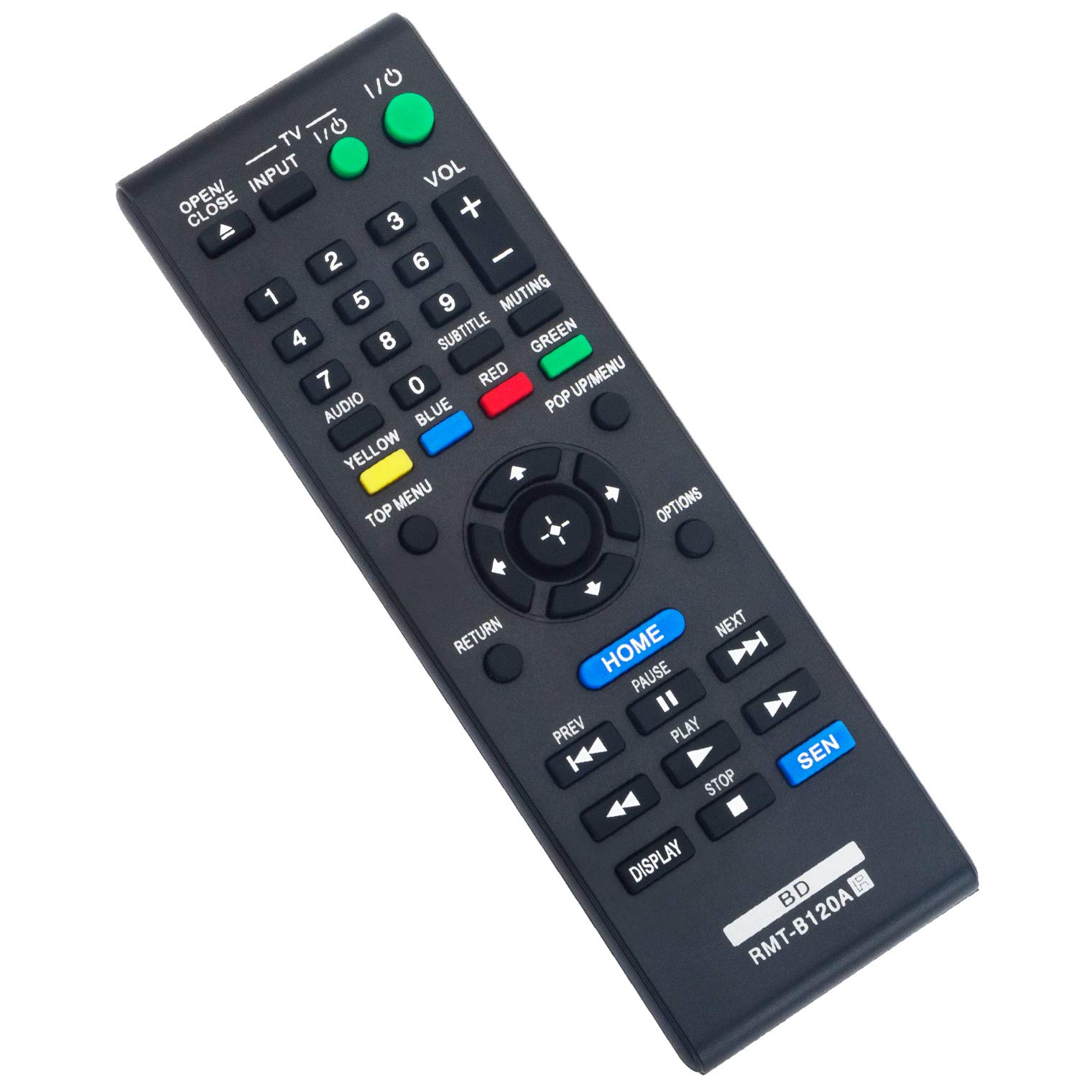Original Remote Control Replacement for Sony BDP-BX39 BDP-BX310 BDP-S5100 BDP-BX110 BDP-BX510 BDP-BX59 BDP-S1100 BDP-S190 BDP-S4100 3D Blu-ray DVD Players - Perfect for Home Theater & Movie Nights