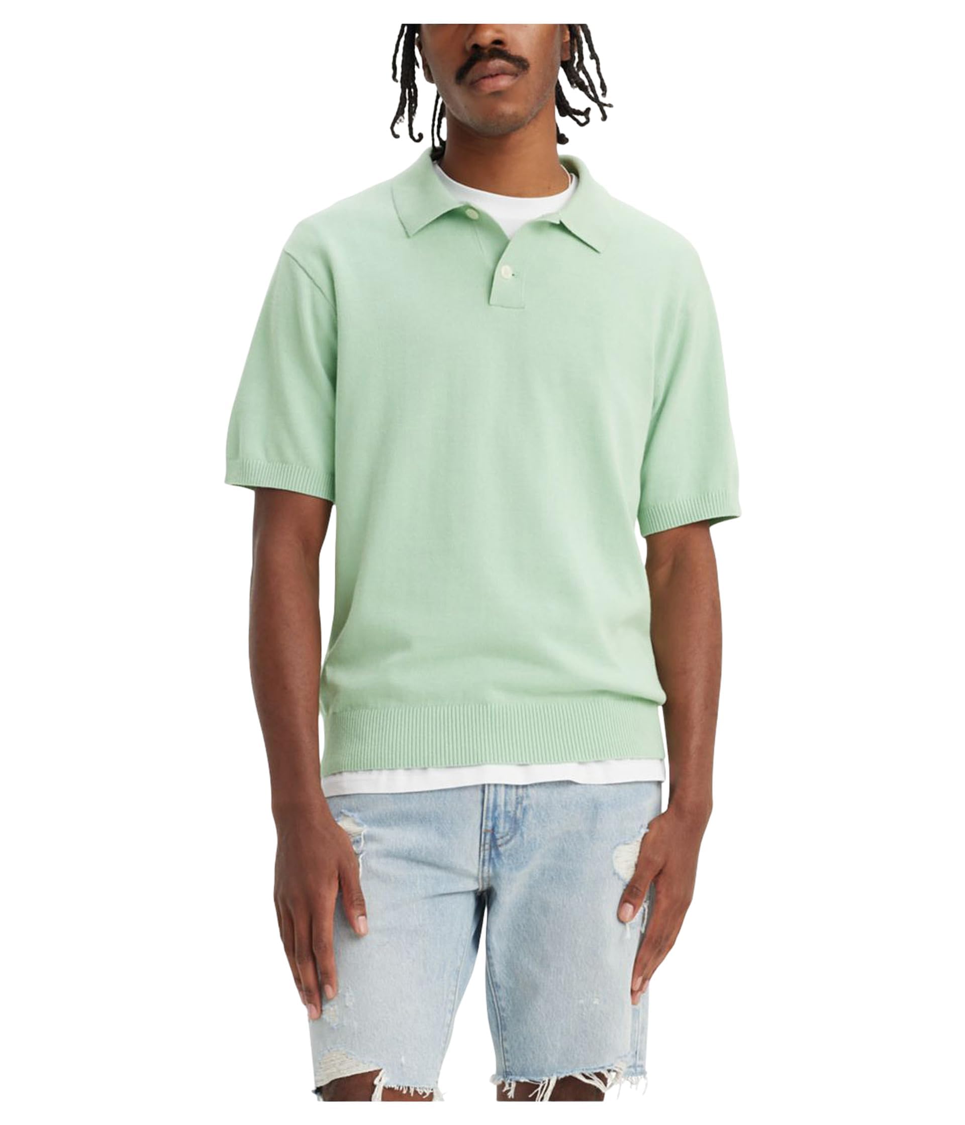 Levi's Men's Knit Polo Sweater - Classic Cotton Blend Casual Shirt for Business & Office Wear | Comfortable Men's Top for Work, Dating & Weekend Outings | Perfect for Business Casual, Date Nights & Relaxing Weekends | Ideal for Office Meetings, Coffee Dates & Weekend Getaways | Great for Business Lunches, Golf Outings & Casual Fridays