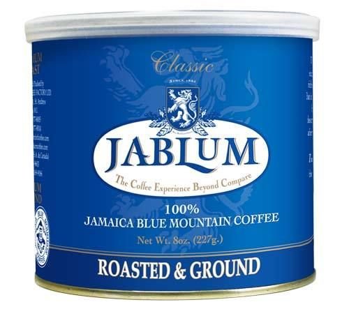 Premium Jablum 100% Jamaica Blue Mountain Coffee - Whole Bean, Medium Roast, 3-Pack Tin (Gourmet Coffee for Home Brewing, Office & Gifting)