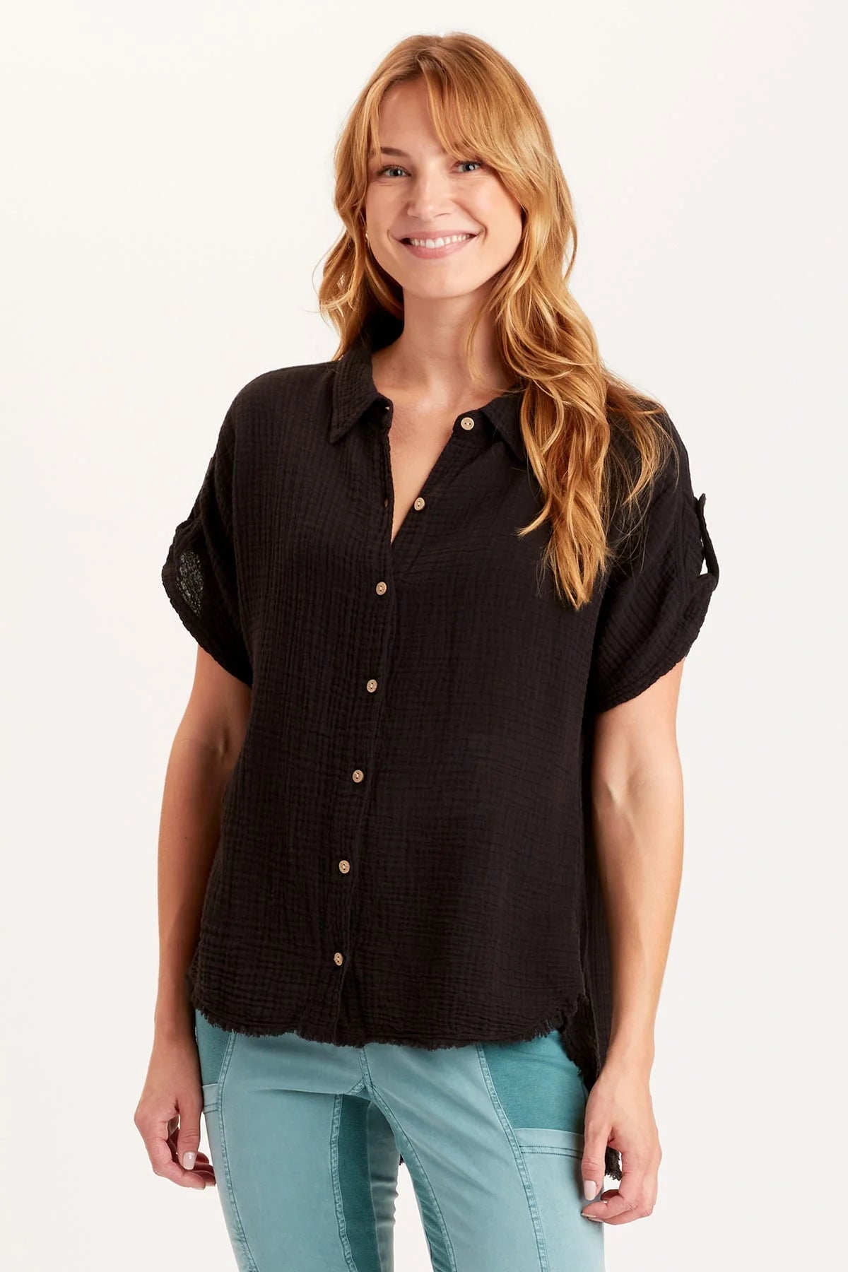Aurelius Black Tunic for Women - Elegant & Comfortable Casual Wear for Office, Party & Everyday Outfits