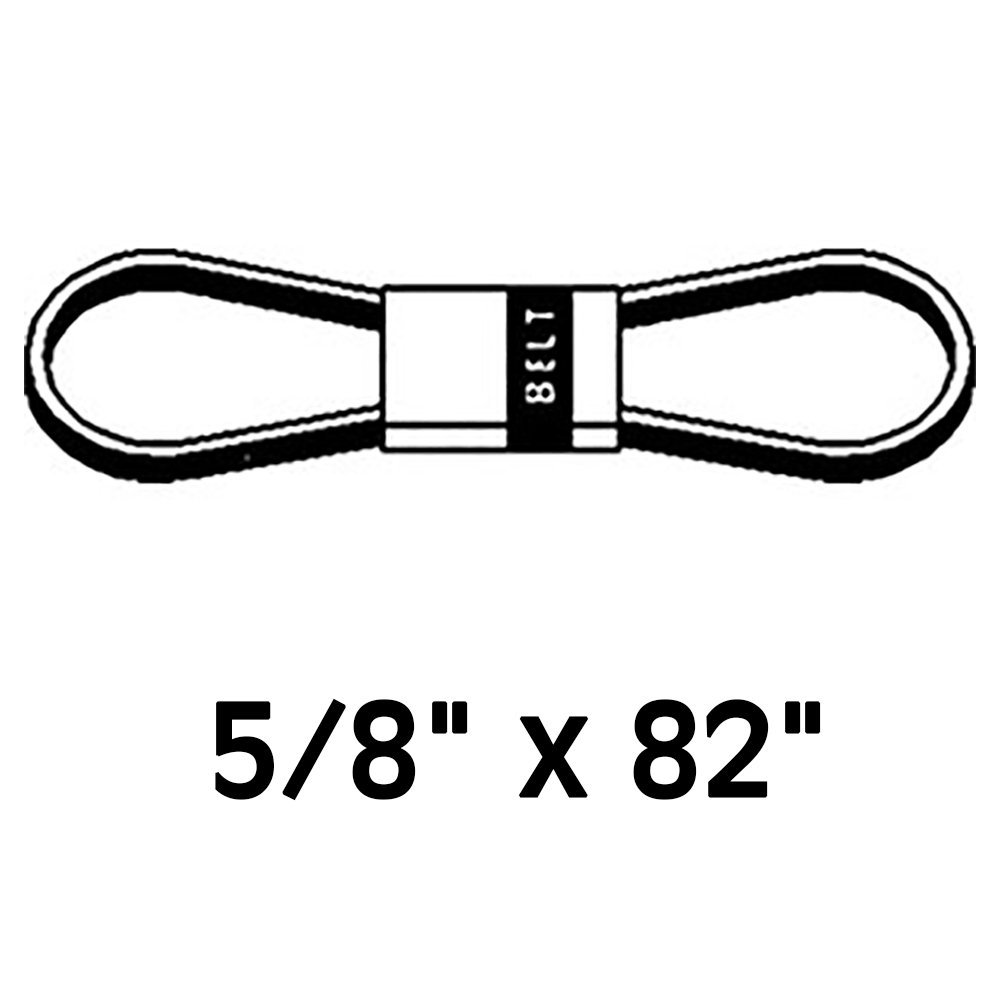RAParts CC38702 Mower Conditioner Power Shaft Drive Belt Replacement for John Deere 1350 1360 - Compatible with Hay Cutting & Baling Equipment, Agricultural Machinery Maintenance
