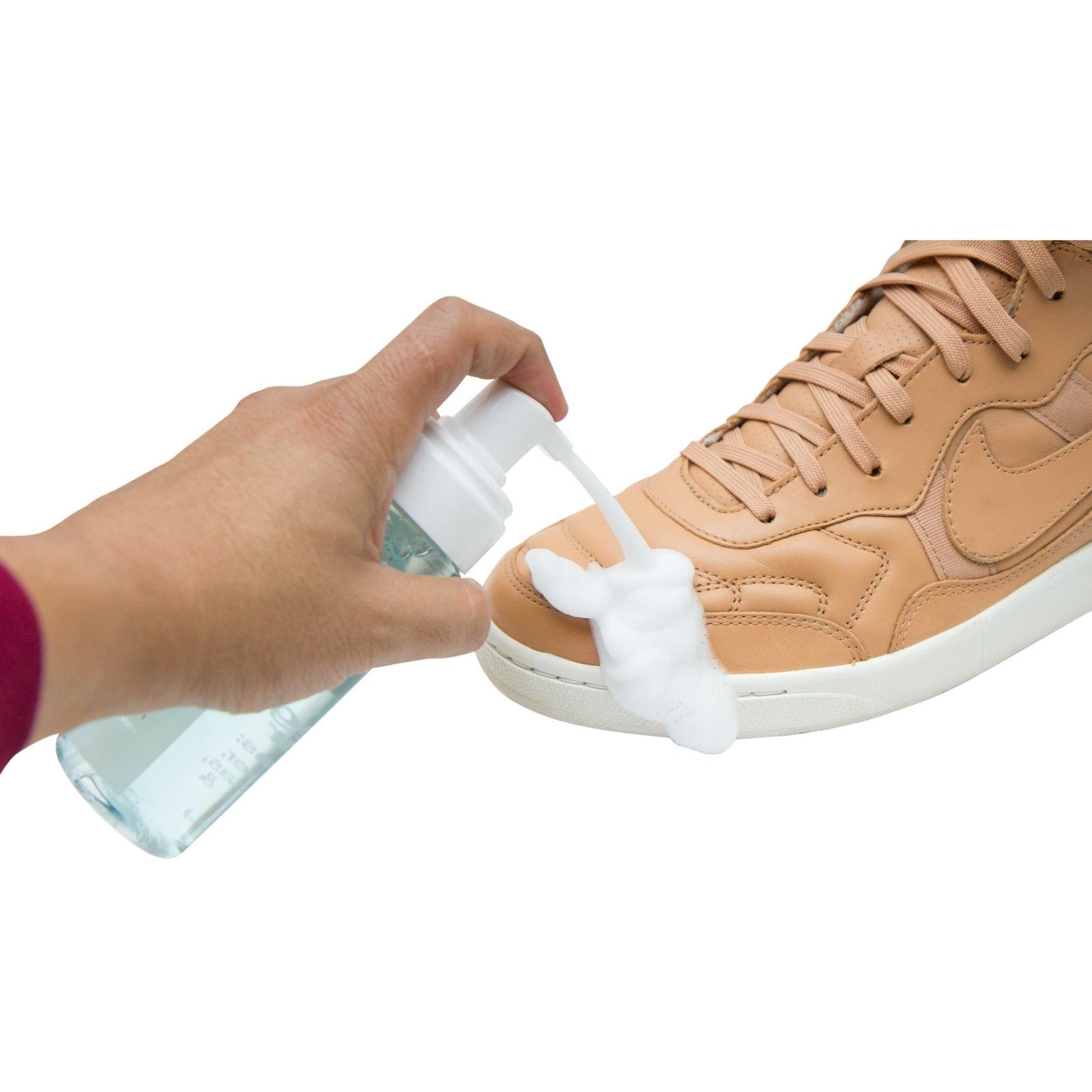 ANGELUS Foam Tex Gentle Foaming Cleaner - Premium Shoe & Leather Cleaner for Sneakers, Handbags & Accessories - Safe for All Materials - Perfect for Daily Cleaning & Maintenance