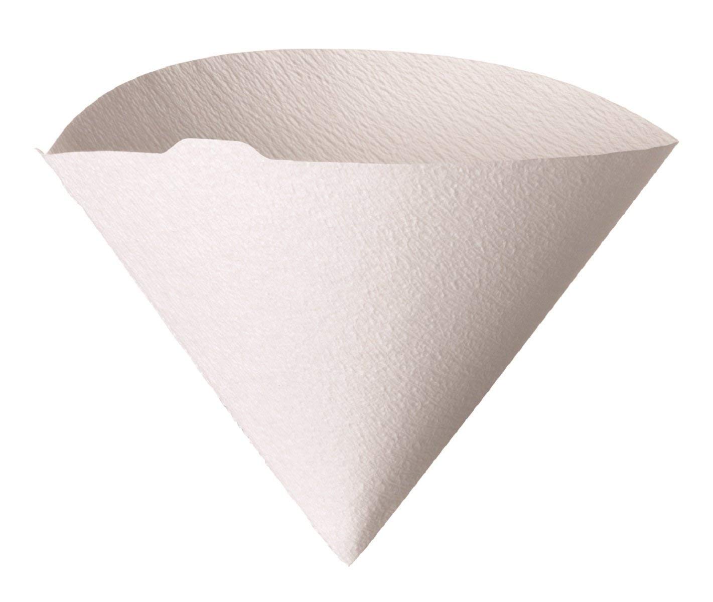 Premium Hario V60 Paper Coffee Filters 100ct & Plastic Dripper Pour Over Kit - Perfect for Home Brewing, Specialty Coffee, and Barista Use