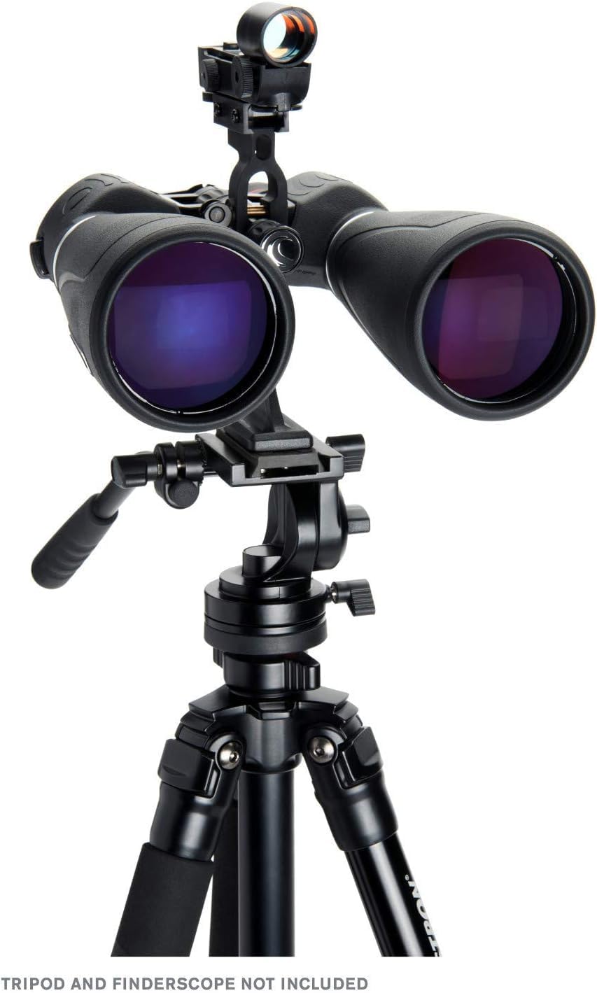 Celestron SkyMaster Pro 15x70 Binoculars for Astronomy & Outdoor Use – High Power Long Distance Binoculars with Large Aperture & Multi-Coated XLT Optics – Includes Tripod Adapter & Carrying Case – Perfect for Stargazing, Bird Watching, Hunting, and Sports Events