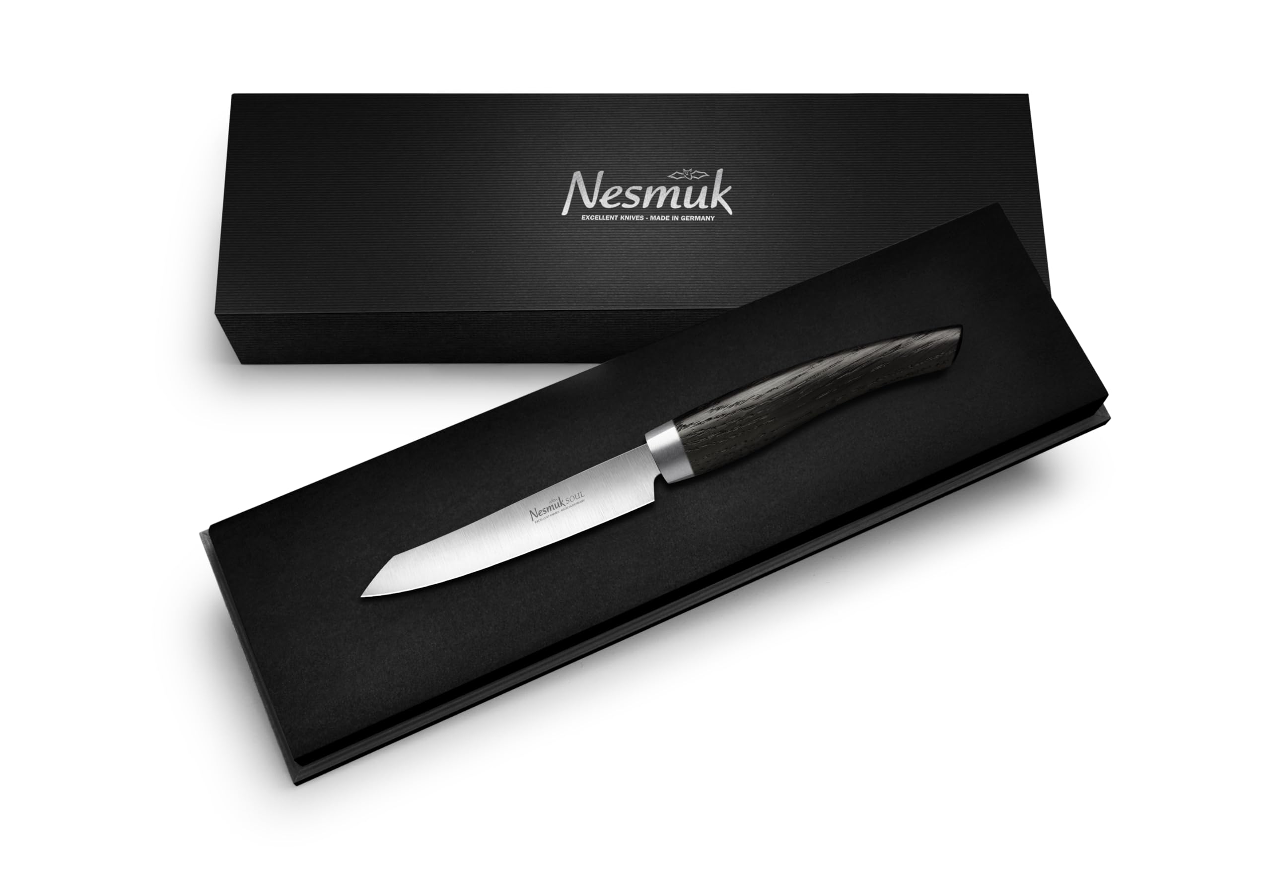 SOUL Office Knife 90 - Premium Bog Oak Handle - Elegant Desk Utility Knife for Office, Home & Crafting