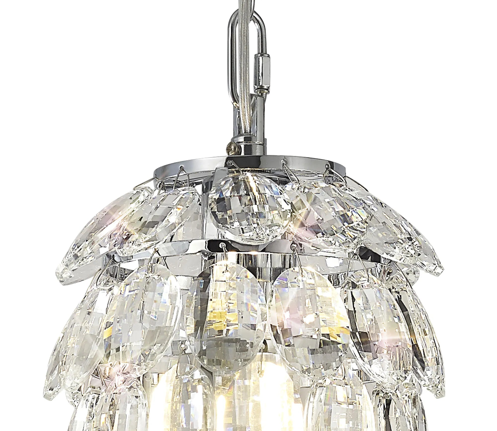 Consten 17cm 5-Layer Pendant Light Fixture with E27 Socket - Perfect for Dining Room, Kitchen Island & Bedroom Lighting