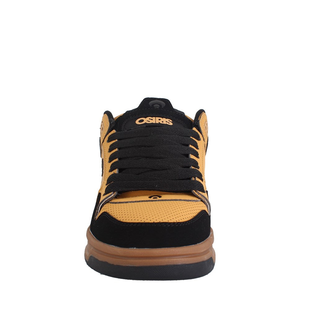 Osiris PERIL Workwear Sneakers - Black & Gum Sole - Durable Skate Shoes for Men & Women | Perfect for Skateboarding, Streetwear & Casual Fashion