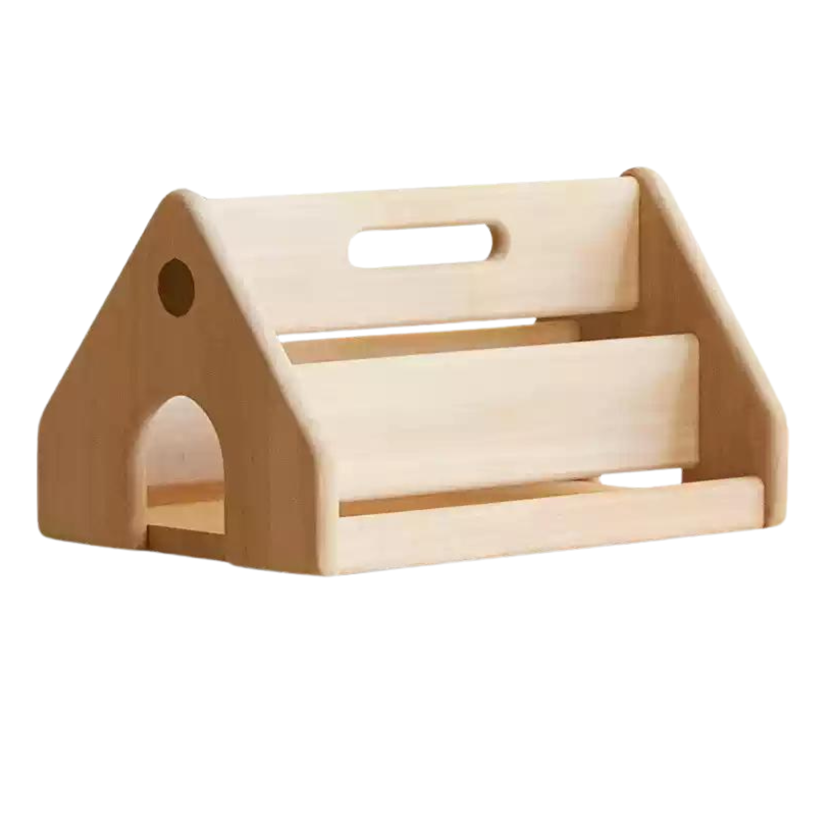 **Solid Wood Montessori Toy Storage Shelf for Kids - Organize Playroom, Nursery & Bedroom Toys - Eco-Friendly Poplar Wood Children's Bookshelf**