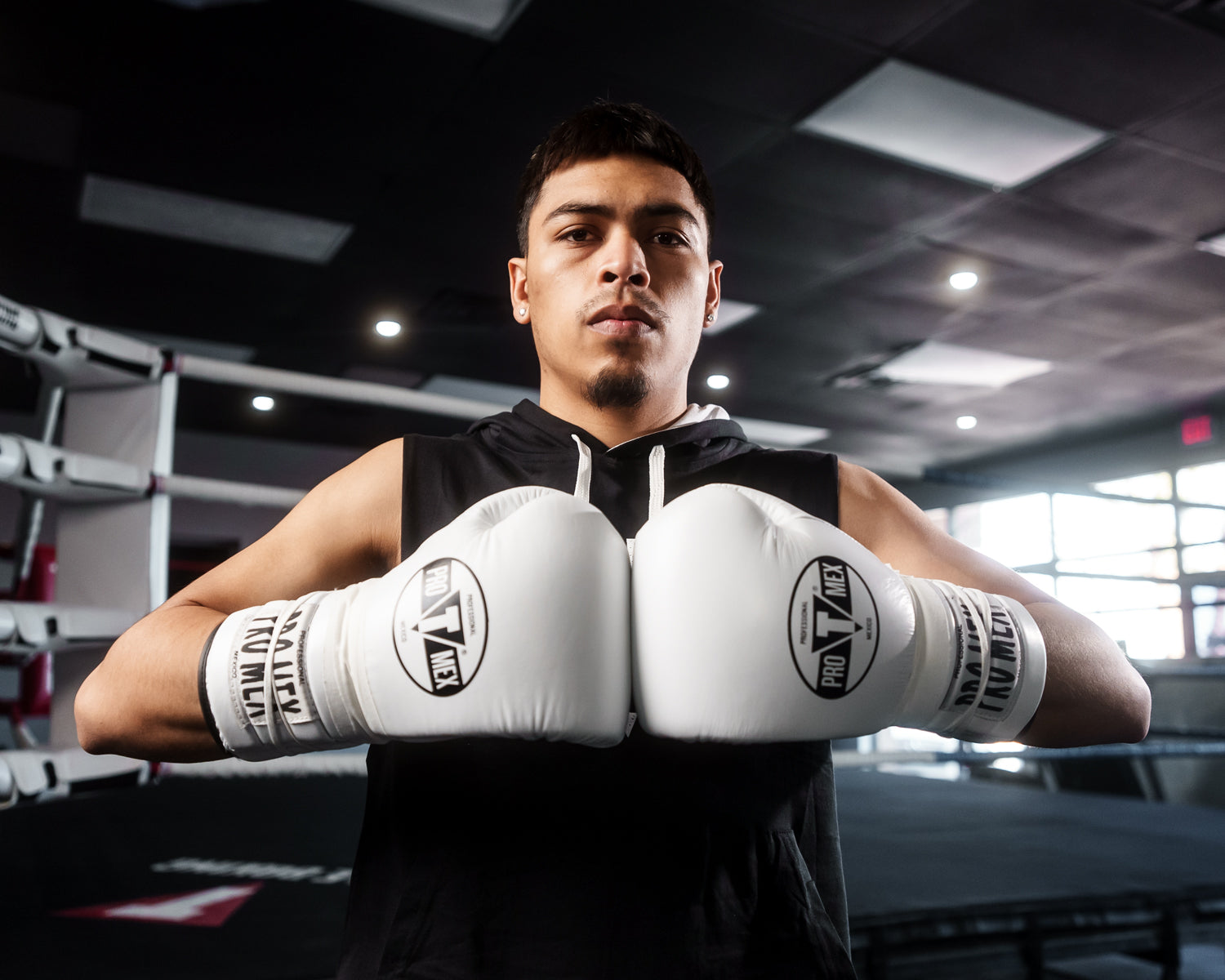 Pro Mex Professional Lace-Up Sparring Boxing Gloves V3.0 - Premium Training Gloves for MMA, Kickboxing & Muay Thai - Ideal for Competition, Gym Workouts & Martial Arts Practice