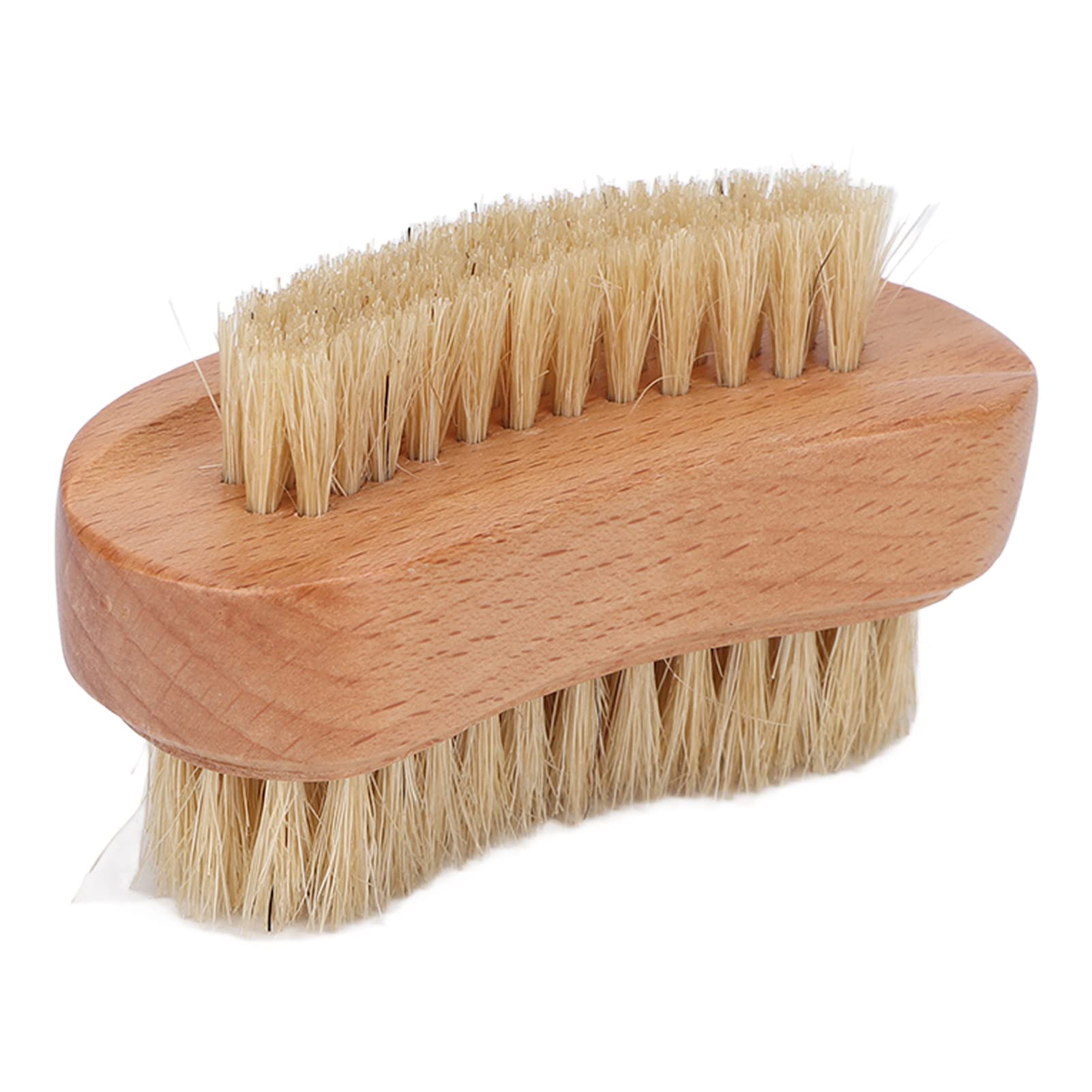 Premium Wooden Double-Sided Nail Brush for Toe & Finger Cleaning - Gentle Exfoliating Scrubber for Manicures, Pedicures & Nail Art - Perfect for Home, Salon & Travel Use