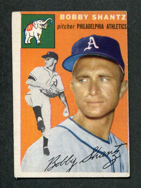 1954 Topps #21 Bobby Shantz Philadelphia Athletics Vintage Baseball Card - Perfect for Collectors, Sports Memorabilia Displays & Gift Giving