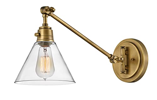 Heritage Brass with Clear glass
