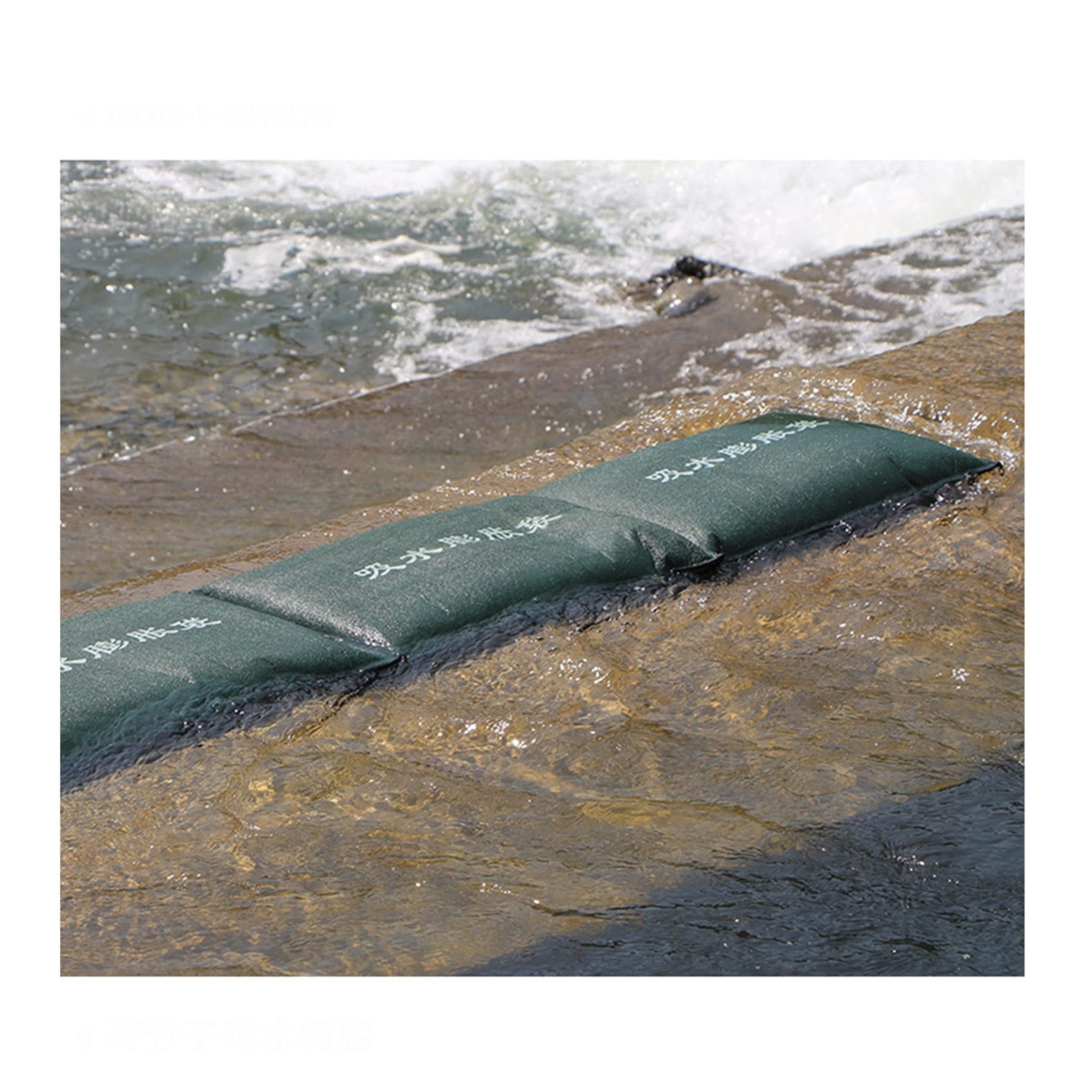10-Pack Self-Absorbing Flood Barrier Sandbags - Quick-Deploy Water-Activated Flood Control Bags for Emergency Protection - Heavy Duty Waterproof Sandless Flood Barrier for Home, Basement & Driveway Protection