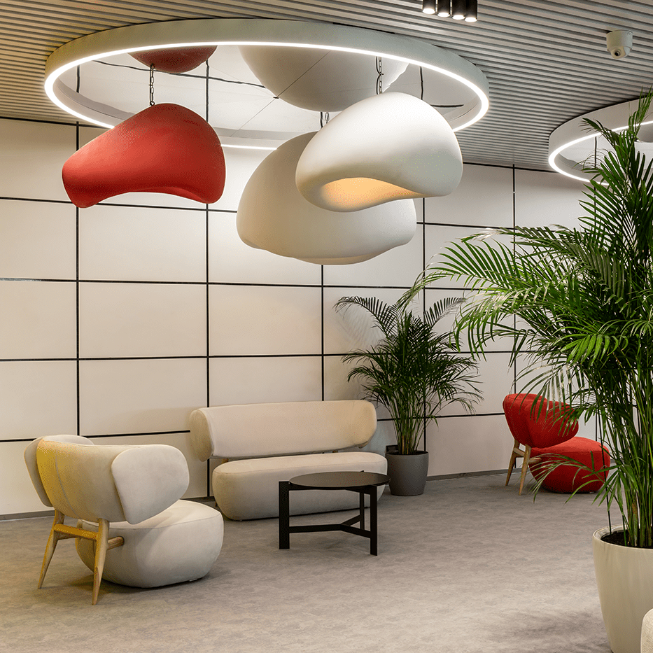 Cloud Pendant Light - Modern B-Shaped Hanging Lamp for Kitchen Island, Dining Room, or Bedroom Lighting