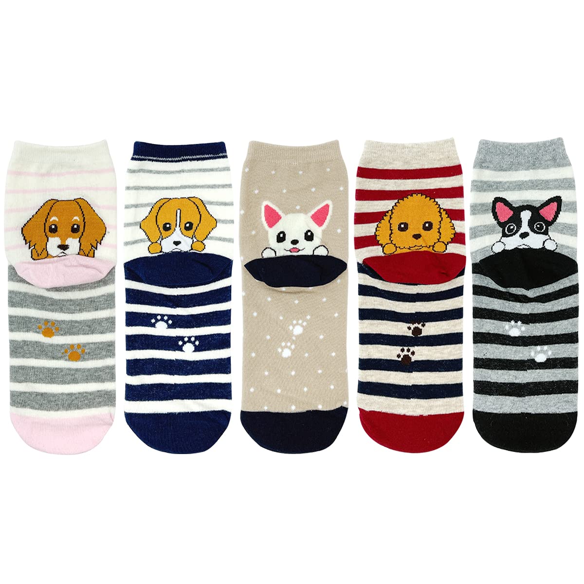 ALLYDREW Women's Animal Print Furry Socks - Cozy Novelty Crew Socks for Cat & Dog Lovers - Perfect for Winter, Gifts & Casual Wear