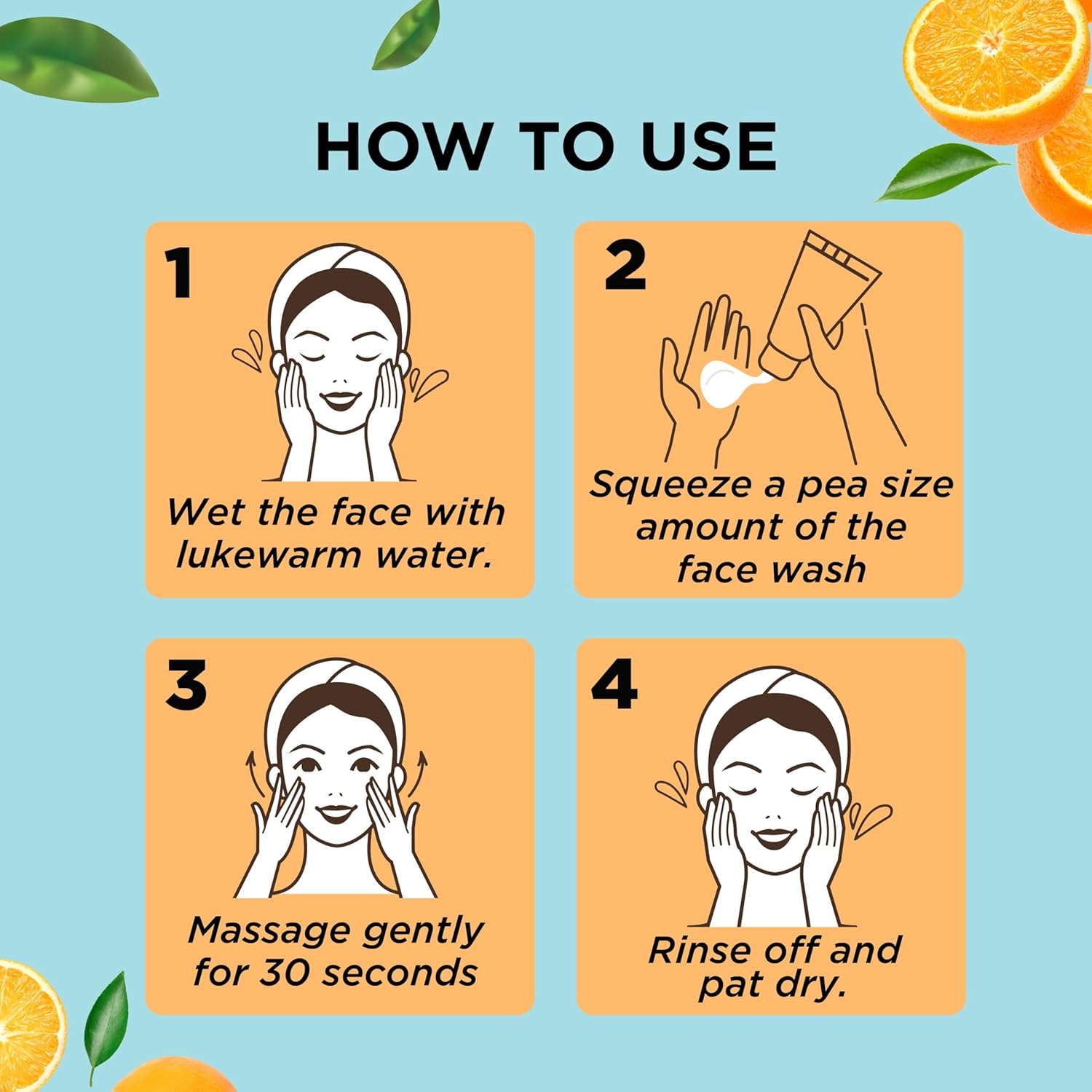 ZM Zayn & Myza Vitamin C Brightening Face Wash - 75ml | Gentle Cleanser for Glowing Skin | Perfect for Morning & Night Skincare Routine