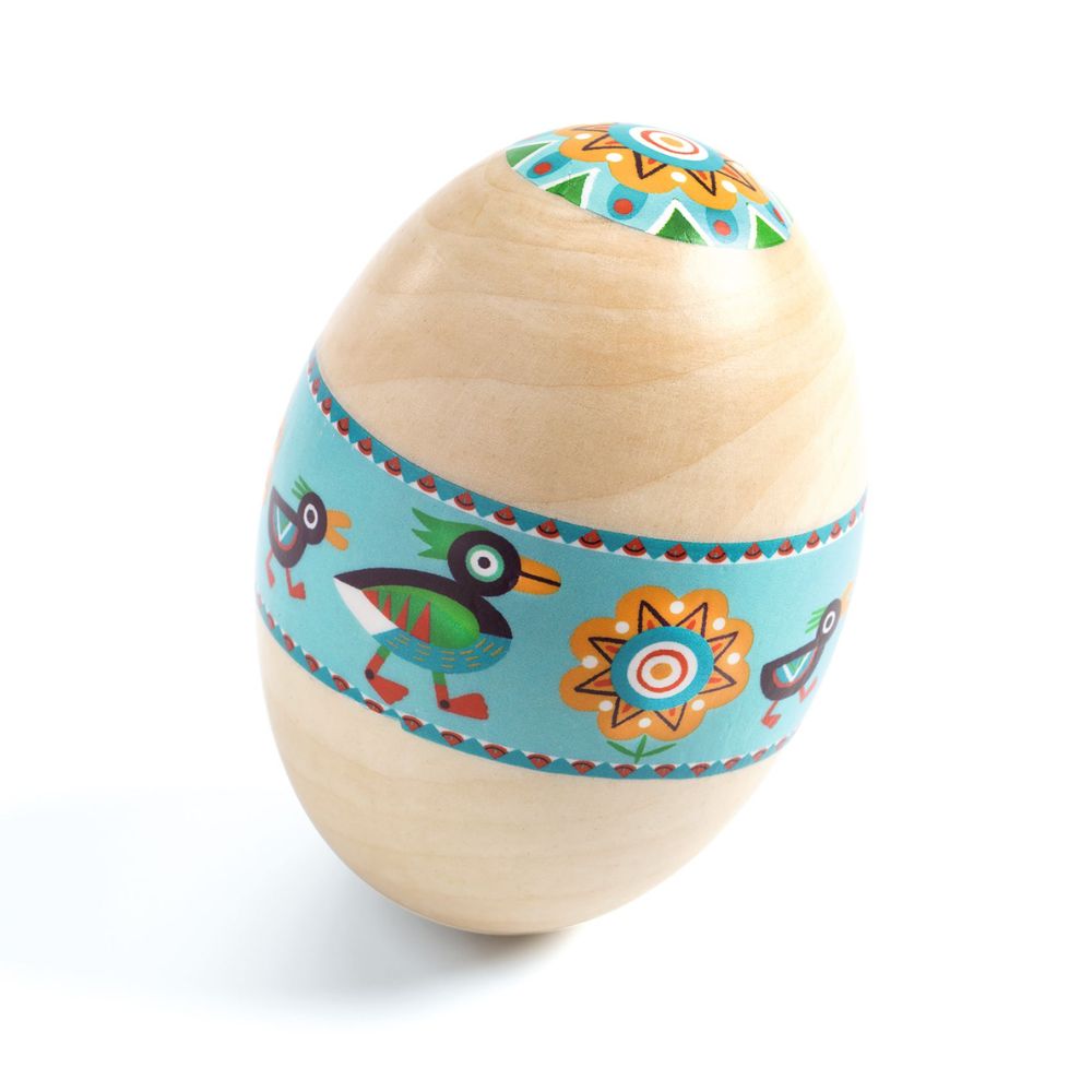 Djeco Animambo Maraca Egg Shaker - Colorful Musical Instrument for Kids, Toddler Music Toy - Perfect for Early Childhood Education, Party Favors & Sensory Play
