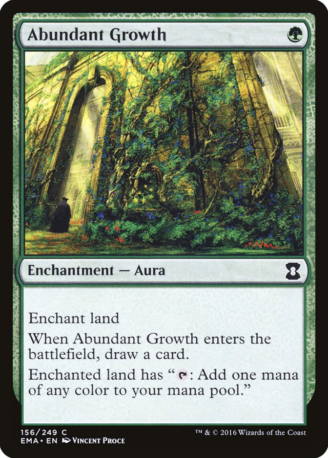 Abundant Growth [Eternal Masters] - Premium MTG Card for Commander & Modern Decks - Enhance Your Magic: The Gathering Strategy