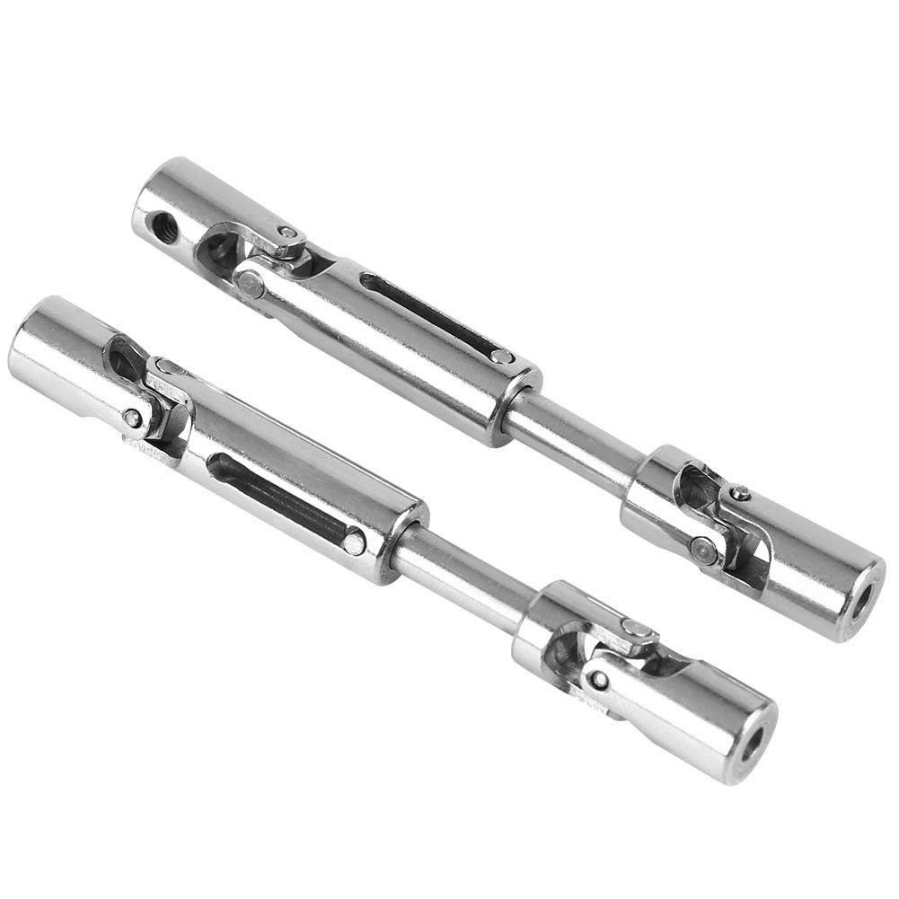 2PCS Metal Drive Shaft for 1/16 WPL RC Military Truck - Heavy Duty Upgrade Replacement Parts for RC Crawler & Off-Road Vehicle Accessories (Perfect for Rock Crawling, Trail Adventures & Off-Road Racing)