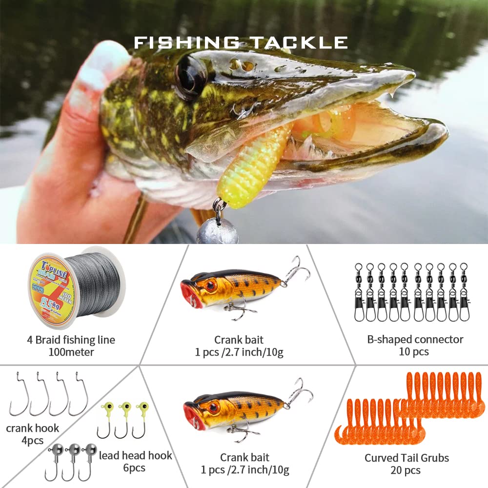Carbon Fiber Telescopic Fishing Rod and Reel Combo with Stainless Steel Baitcaster - Portable Travel Fishing Pole for Saltwater & Freshwater - Perfect Gift for Men - Ideal for Camping, Beach & Boat Fishing Adventures