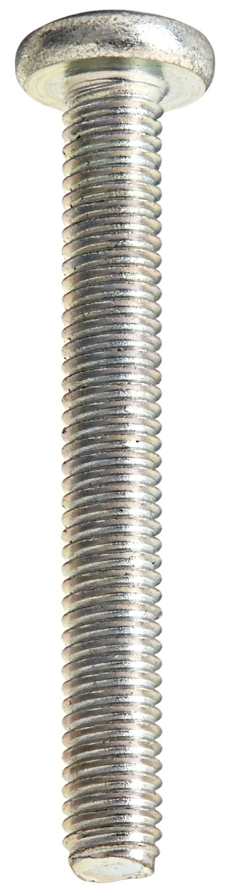 Small Parts 1124RPP Steel Thread Rolling Screw for Metal, Zinc Plated Pan Head Phillips Drive #10-32, 1-1/2