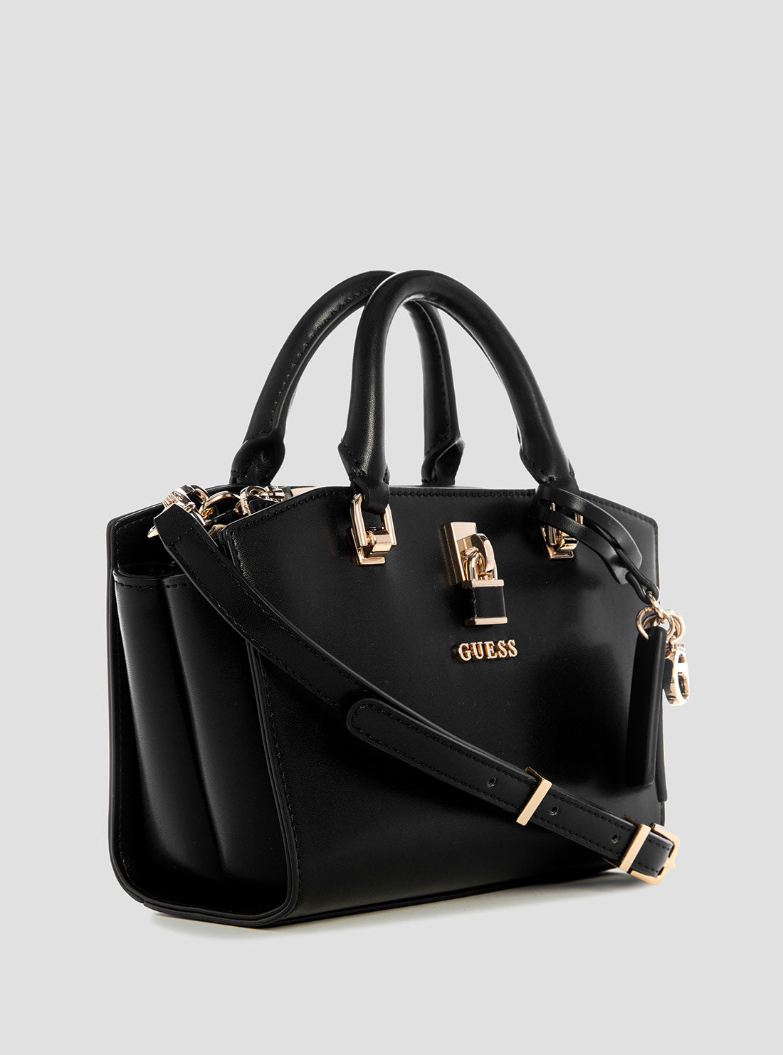 Stylish Black Queensland Mini Satchel Bag for Women - Fashionable Crossbody Purse for Everyday Use, Work & Travel Accessories