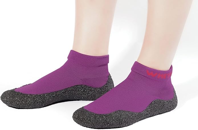 WHITIN Minimalist Barefoot Sock Shoes for Women & Men - Non-Slip Water Shoes for Beach, Pool, Yoga & Indoor Activities