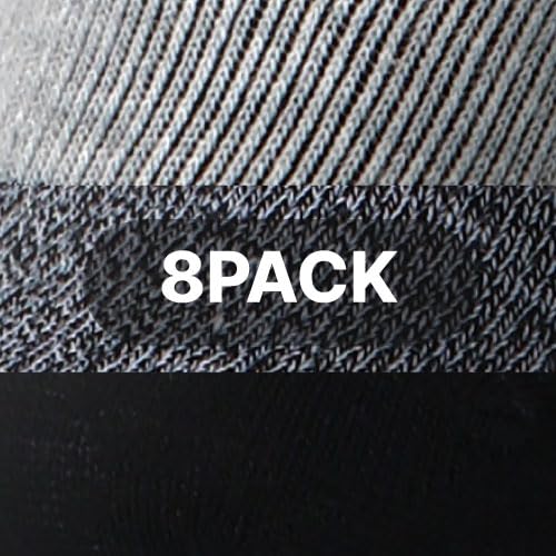 6) Grey Pattern (8 Pairs)