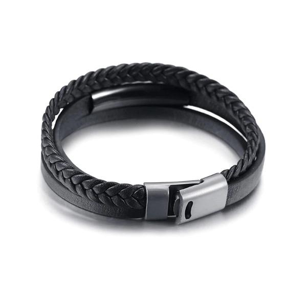Genuine Leather Couple Bracelets Set for Queen & King - Matching His & Hers Romantic Gift for Anniversary, Wedding, Valentine's Day - Perfect for Date Nights and Special Occasions