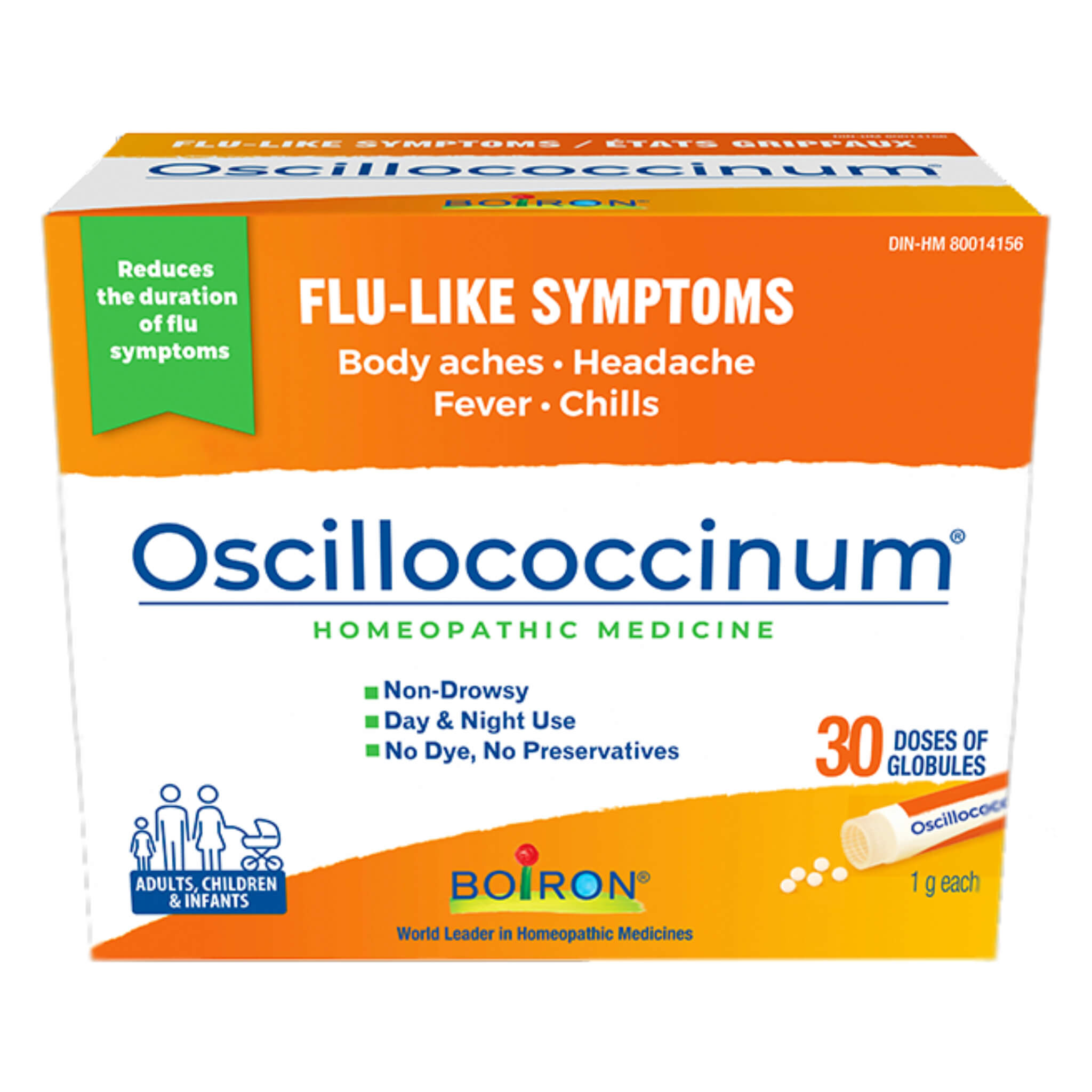 Oscillococcinum Homeopathic Medicine for Flu Relief - Natural Cold & Flu Symptom Relief - Boiron Oscillococcinum for Adults & Kids - Perfect for Cold & Flu Season, Travel, and Immune Support
