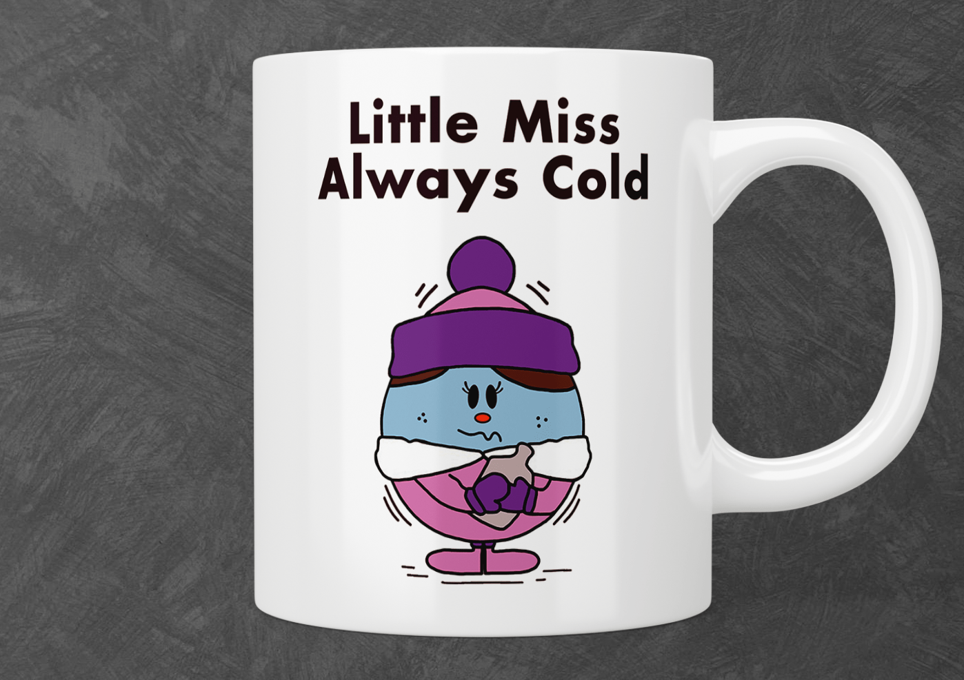 Little Miss Always Cold Mug - Funny Insulated Coffee Cup for Women - Perfect for Office, Home & Gifts - Keep Drinks Hot or Cold