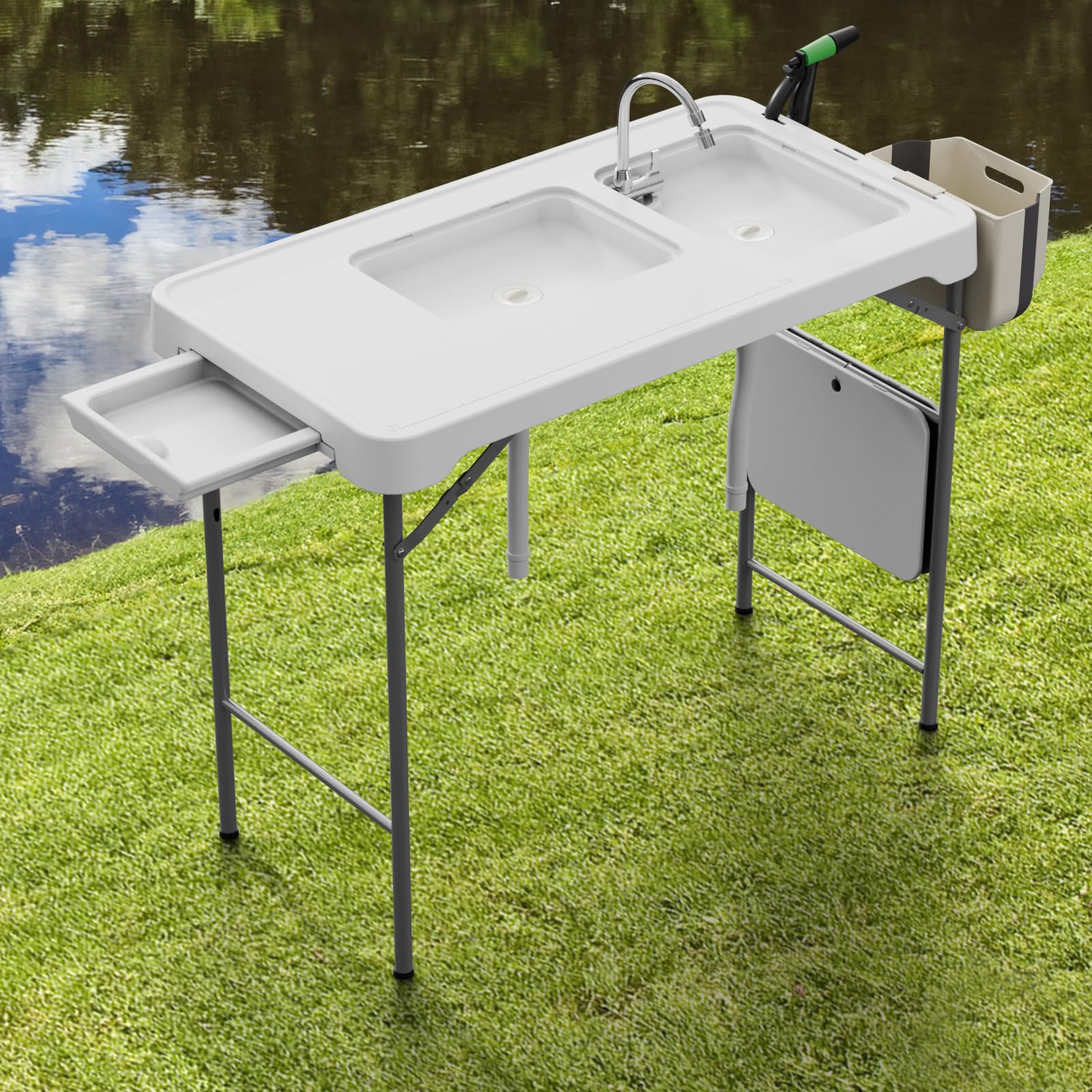 Portable Fish Cleaning Table for Camping, Fishing & Outdoor Use