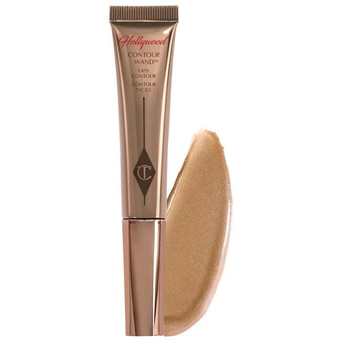 Charlotte Tilbury Hollywood Contour Wand - Cream Bronzer & Highlighter Stick for Face Contouring | Buildable, Blendable Formula for Natural Glow | Perfect for Everyday Makeup & Special Occasions