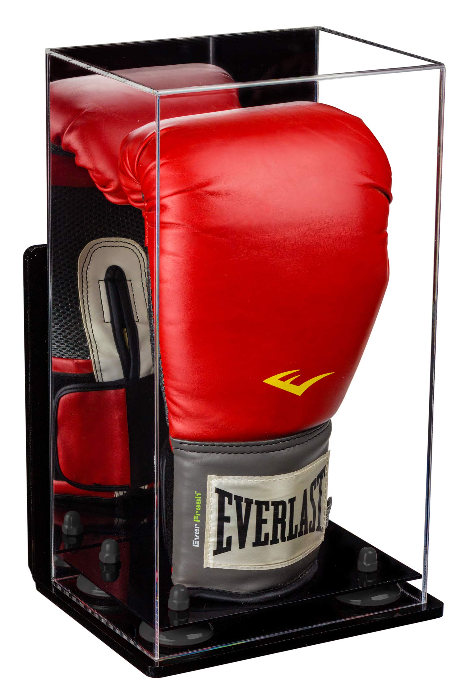 Premium Acrylic Boxing Glove Display Case - Clear Full-Size Protective Showcase for Collectible Boxing Gloves | Perfect for Home Decor, Sports Memorabilia Display & Championship Trophy Protection
