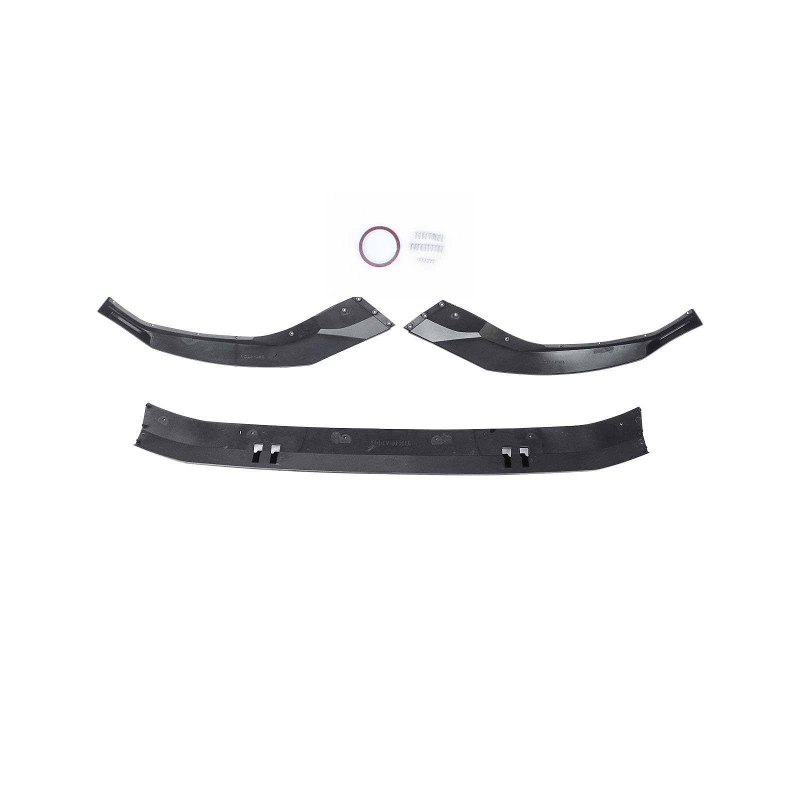 Glossy Black ABS Front Bumper Lip Spoiler for 2022-2023 Audi A3 S3 Sedan & Sportback | Painted Body Kit Splitter Air Dam Chin Diffuser | Enhances Aerodynamics & Sporty Look for Street Racing & Car Shows