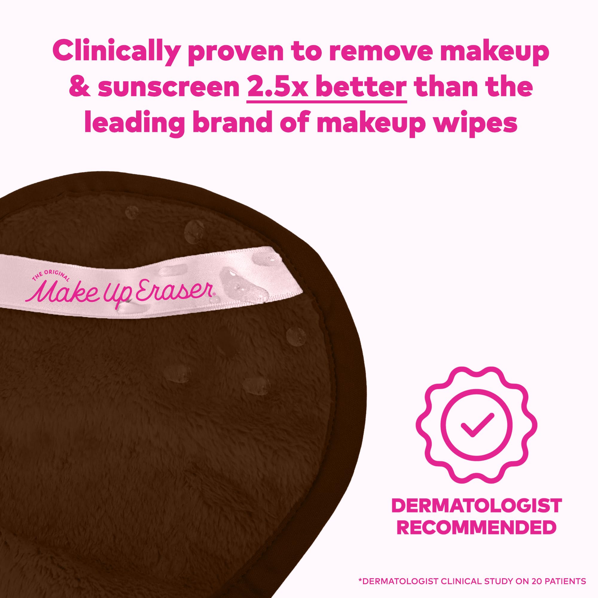 The Original MakeUp Eraser PRO - Reusable Makeup Remover Cloth for Waterproof Mascara, Eyeliner & Foundation - Gentle Face Cleansing with Just Water - Perfect for Travel, Gym & Daily Skincare Routine