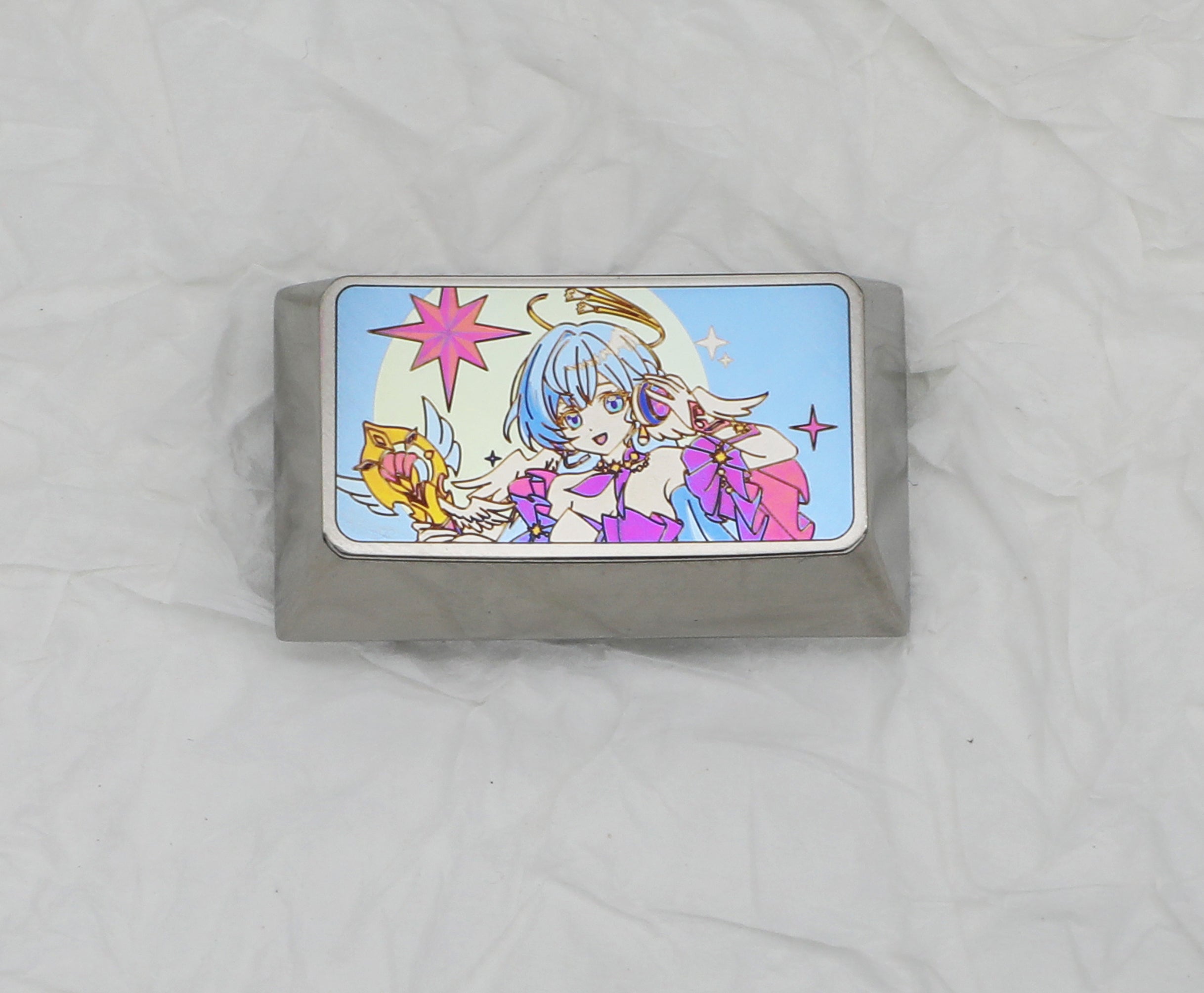 Honkai Impact 3rd Robin Titanium Alloy Custom Keycaps - Personalized Mechanical Keyboard Keycaps for Gaming & Typing - Perfect for PC, Laptop, and Office Setup