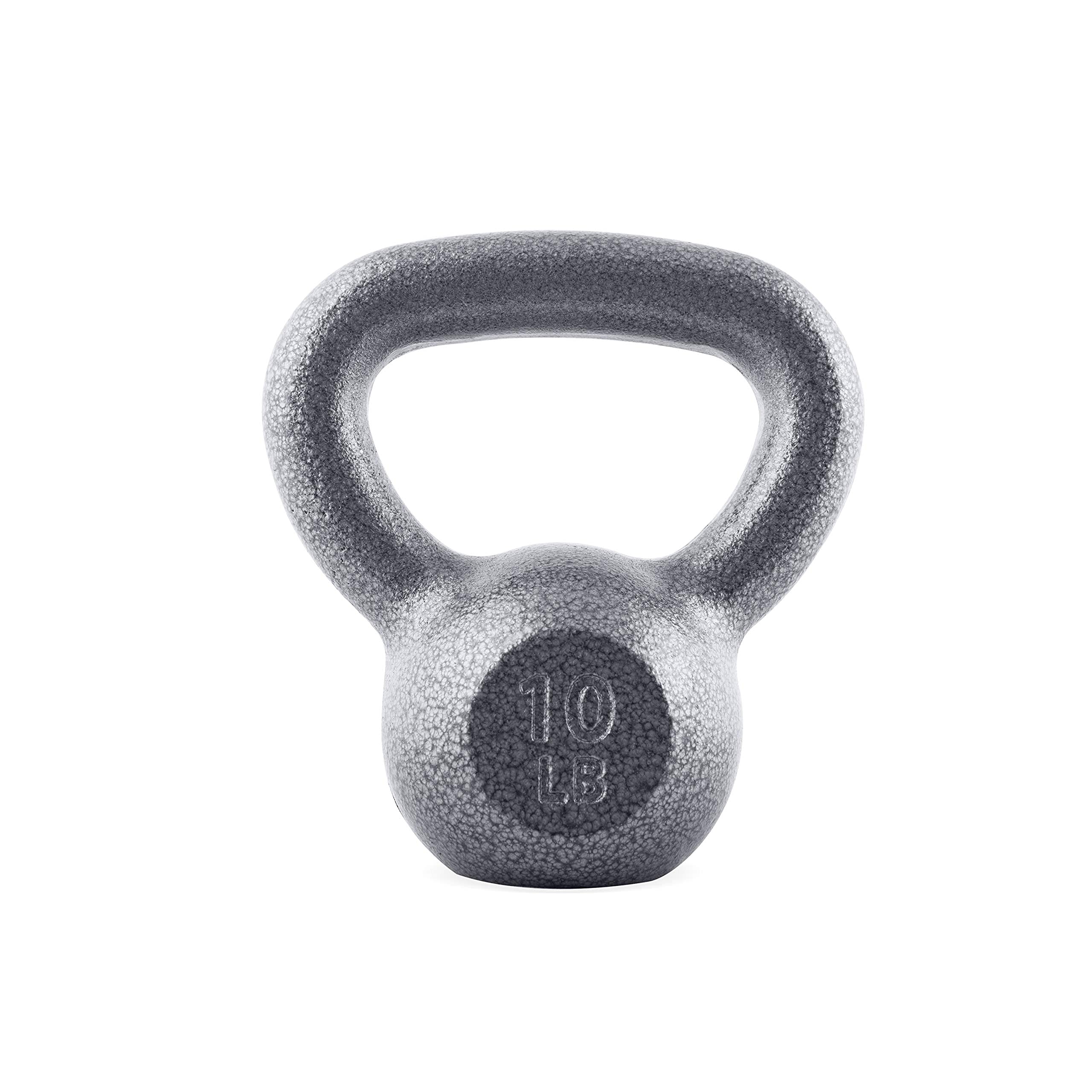 WF Athletic Supply Hammerstone Painted Cast Iron Kettlebells - 10-80lbs Weight Options for Home Gym, Strength Training, CrossFit & Full Body Workout | Durable Fitness Equipment for Men & Women | Perfect for HIIT, Functional Training & Weightlifting