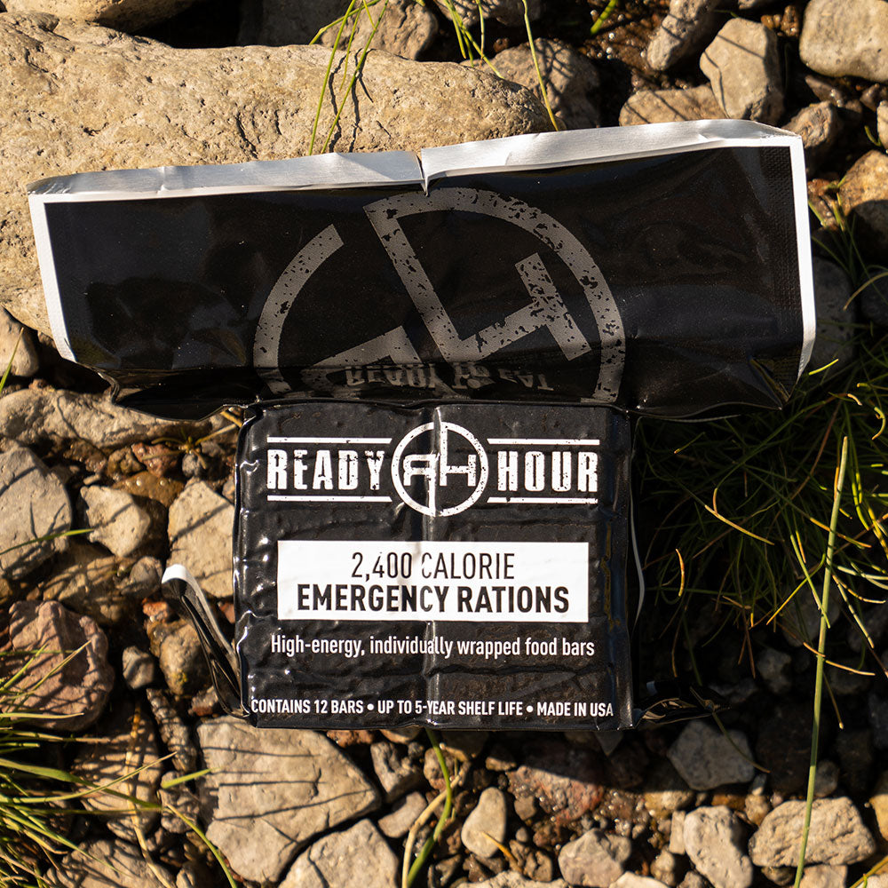 Ready Hour Emergency Food Rations - 72-Hour Survival Food Supply Kit for Camping, Hiking & Disaster Preparedness | Long Shelf Life Freeze-Dried Meals