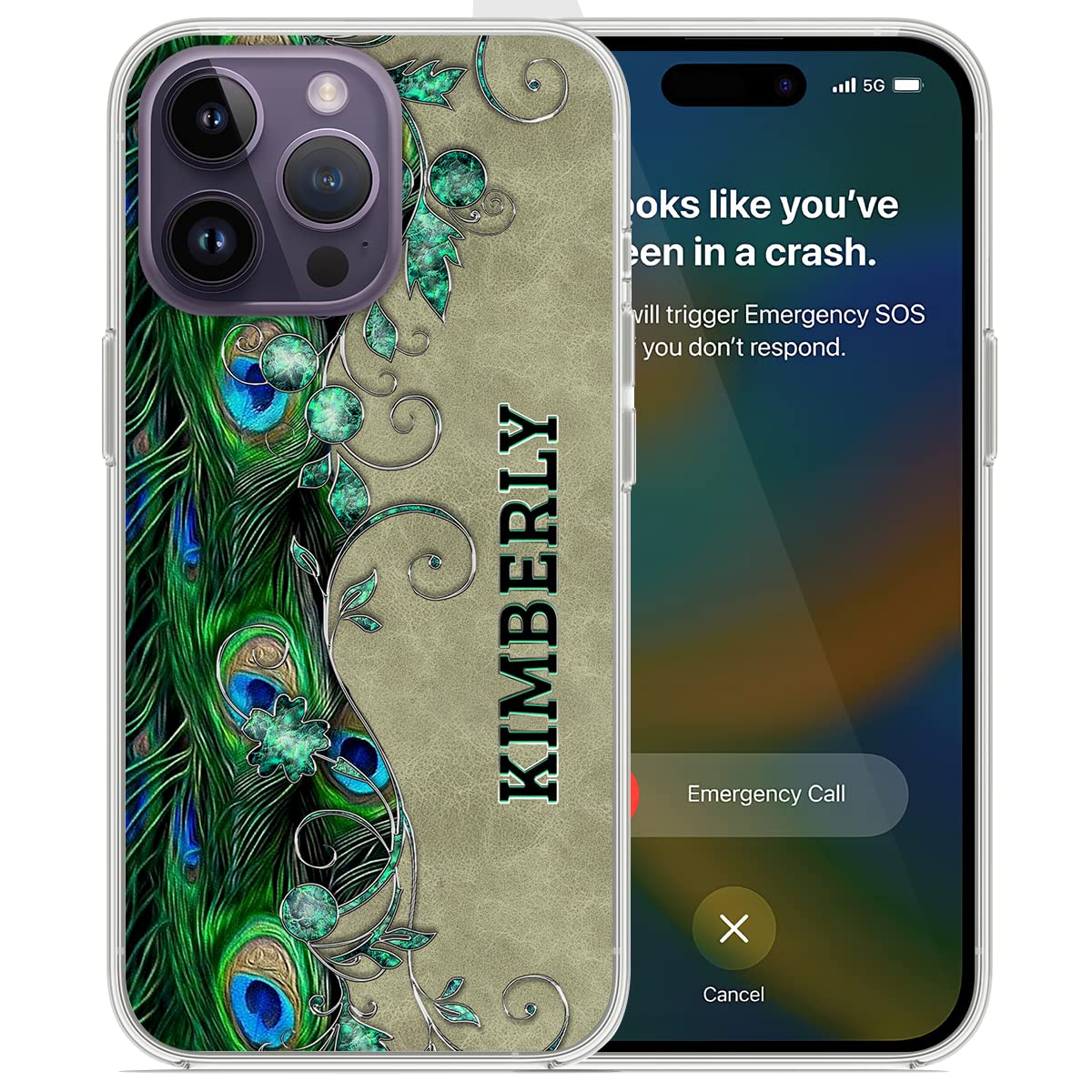 Stylish Peacock Design Phone Case for iPhone 16/15/14/13/12/11/XR/X/XS/8/7 Plus/Mini/Pro Max - Elegant Protective Cover with Unique Peacock Pattern, Perfect Gift for Women & Girls - Ideal for Everyday Use, Travel, and Special Occasions