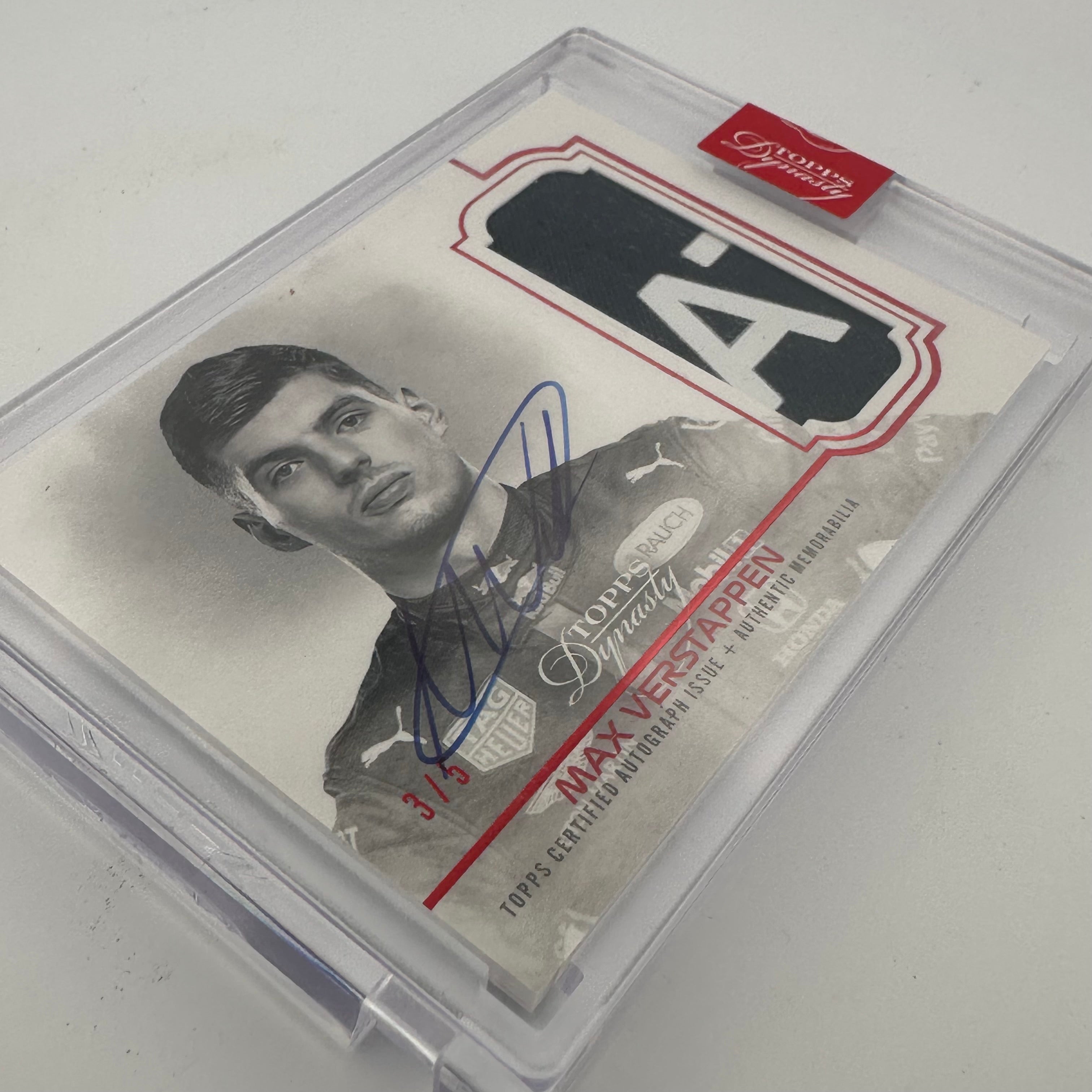 2020 Dynasty Max Verstappen #DAP MV Autograph Patch - Limited Edition F1 Racing Collectible for Fans & Memorabilia Display