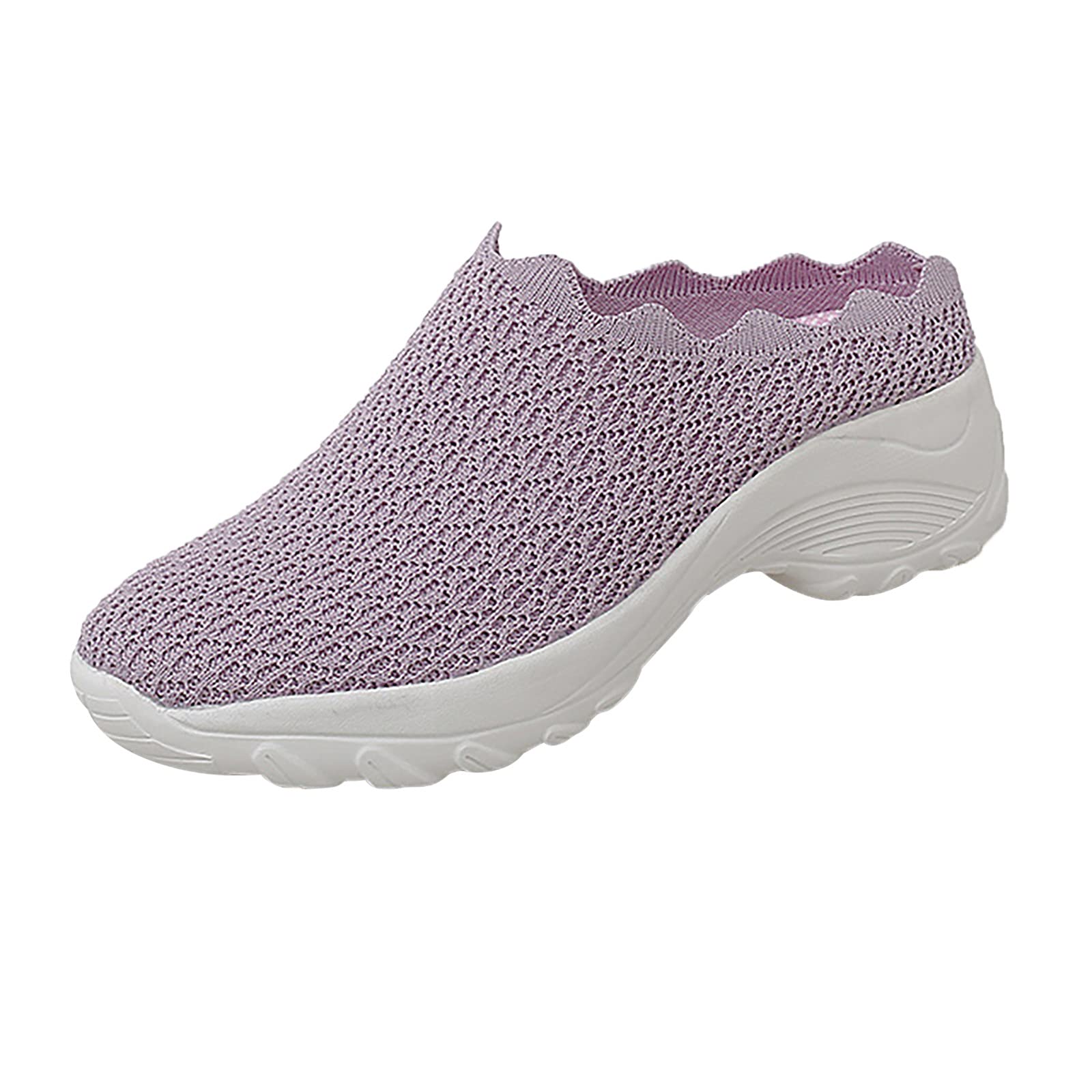 Slip Resistant Work Shoes for Women - Non Slip Nursing Shoes, Breathable Mesh Sneakers for Food Service, Lightweight Walking & Running Shoes - Perfect for Nurses, Waitresses & Healthcare Workers