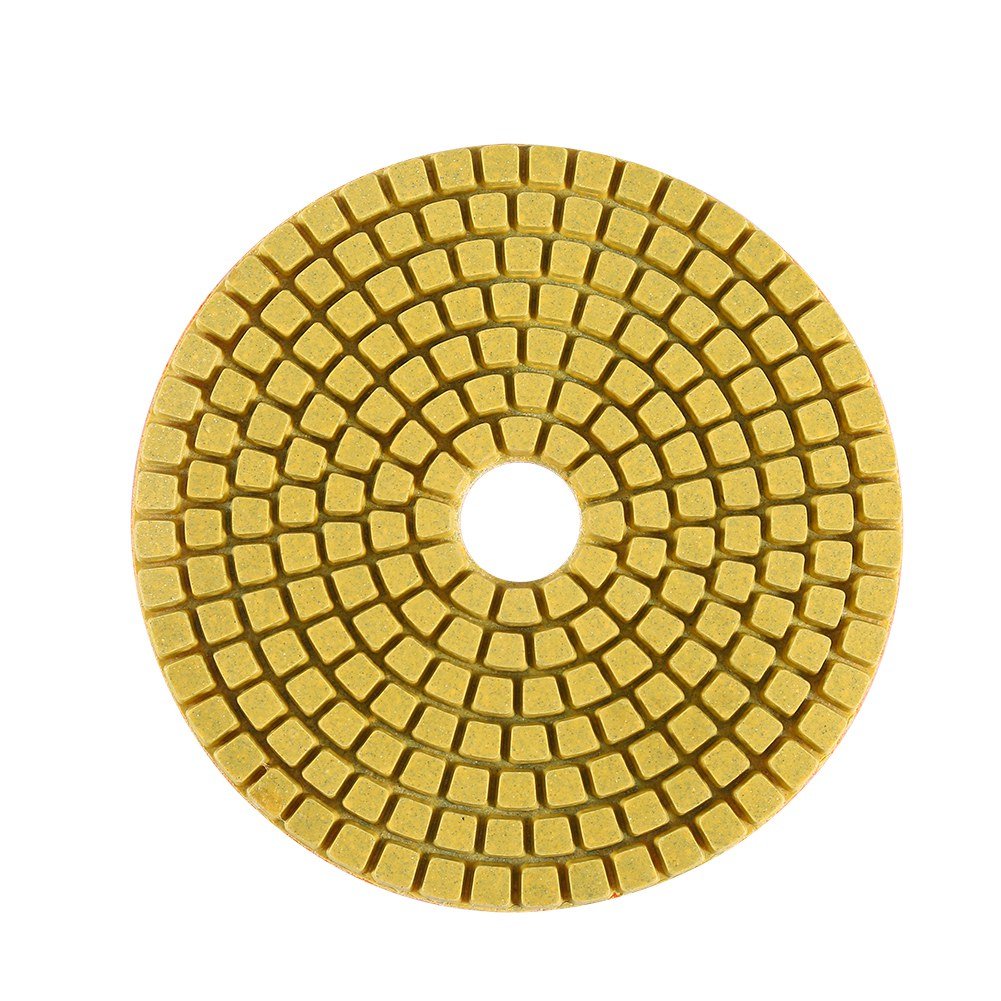 4 Inch Diamond Polishing Pads - Wet/Dry Granite, Concrete, Marble Floor Polishing Kit - Compatible with Grinders & Polishers - Perfect for Countertop Refinishing & Floor Restoration