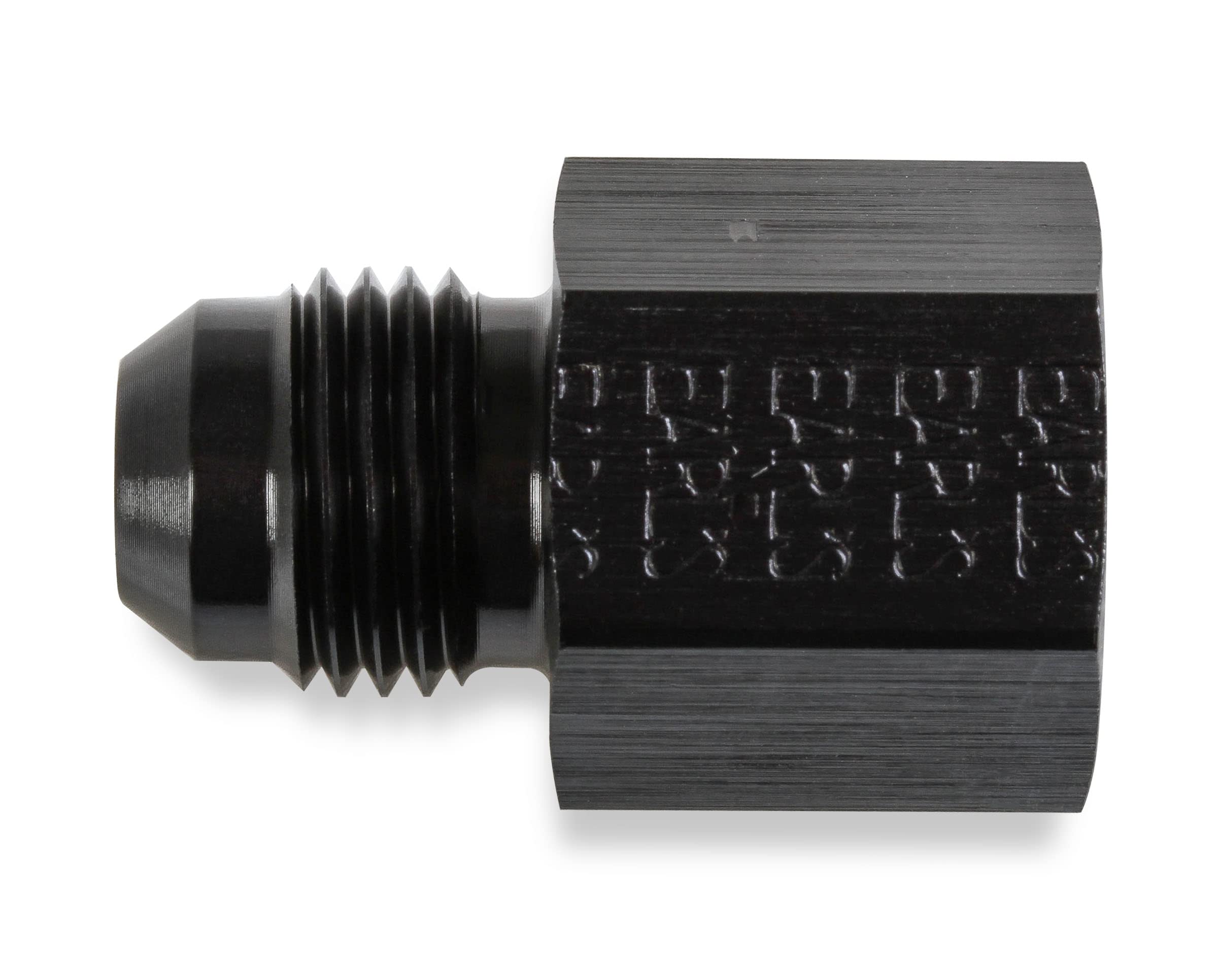 Earl's Female 14mm x 1.5 Saginaw Black Power Steering Fitting - Perfect for GM, Chevy, and Ford Performance Upgrades