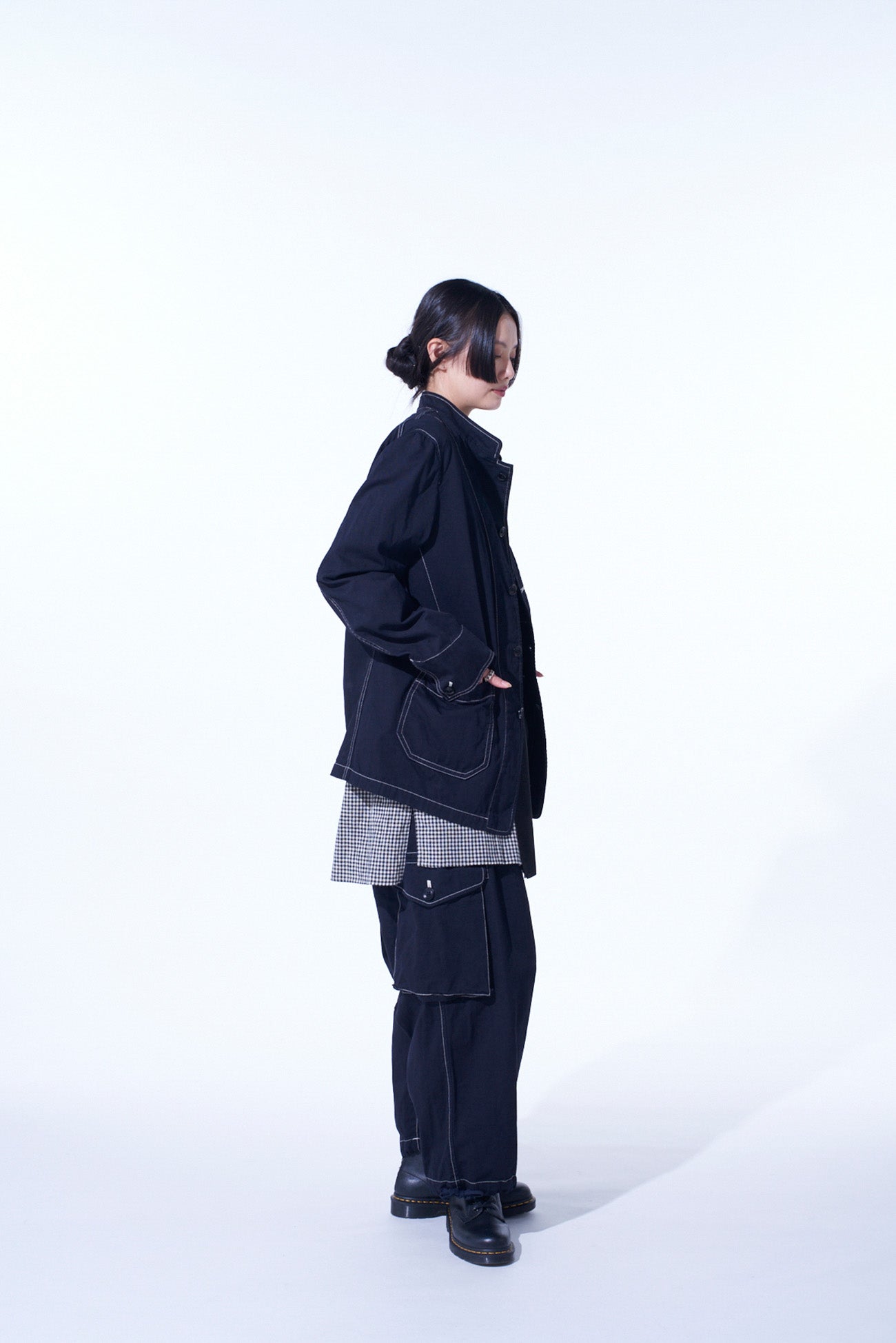 Premium Cotton Twill Garment Dyed Stand Collar Jacket for Men & Women | Casual & Business Wear | Perfect for Office, Travel & Outdoor Activities