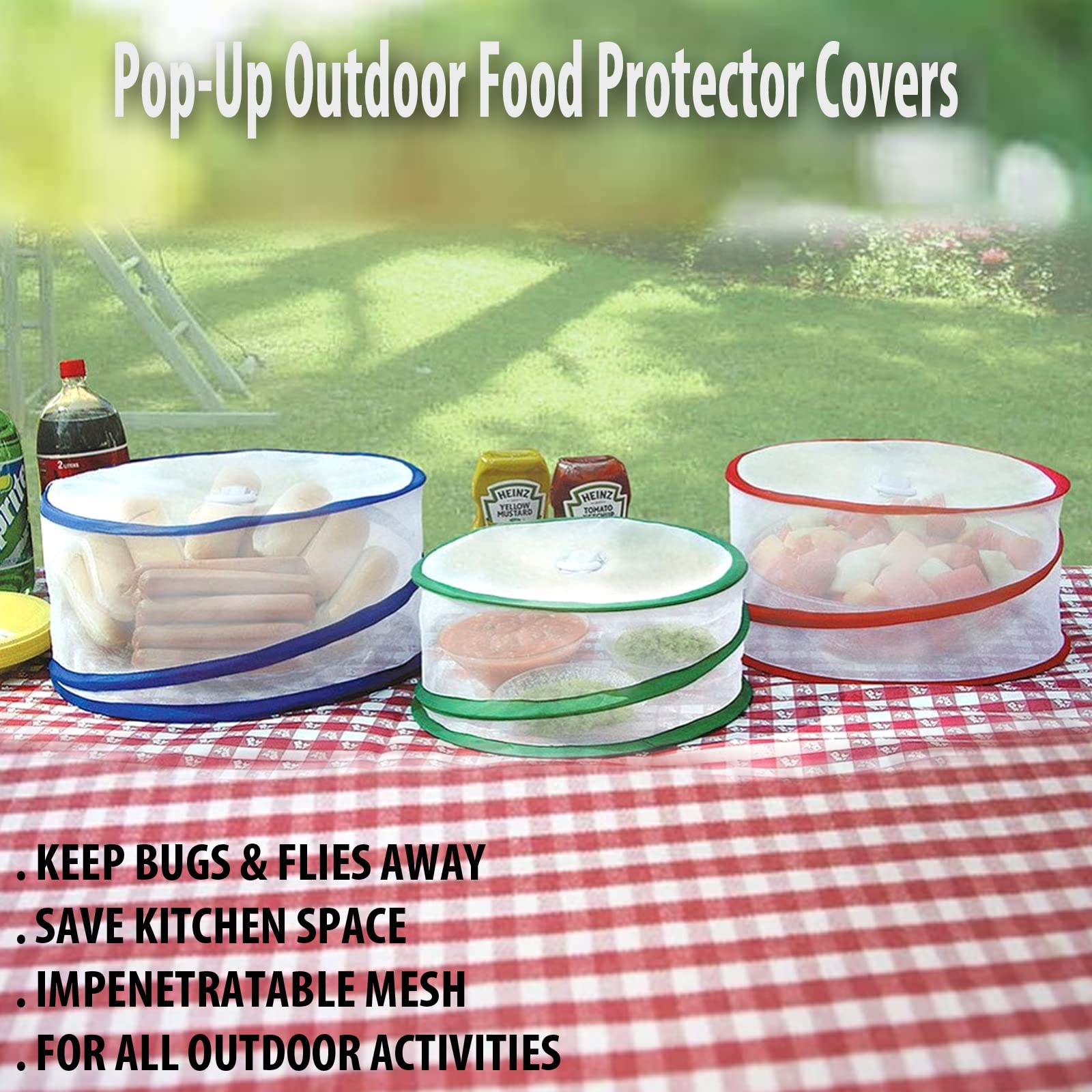 Bulk Food Protector Covers - Reusable Multisized Silicone Lids for Bowls & Containers - Perfect for Meal Prep, Leftovers & Refrigerator Storage - Kitchen Essentials & Food Saving Solution