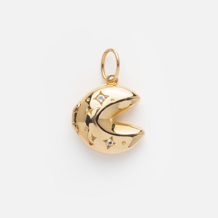 Solid Gold Locket Charm - Vintage Heart Pendant Necklace for Women | Perfect for Valentine's Day Gifts, Anniversary Presents & Everyday Jewelry