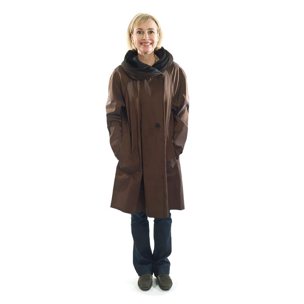 Stylish Donatella Short Raincoat for Women - Waterproof Travel Jacket for Outdoor Adventures & Commuting