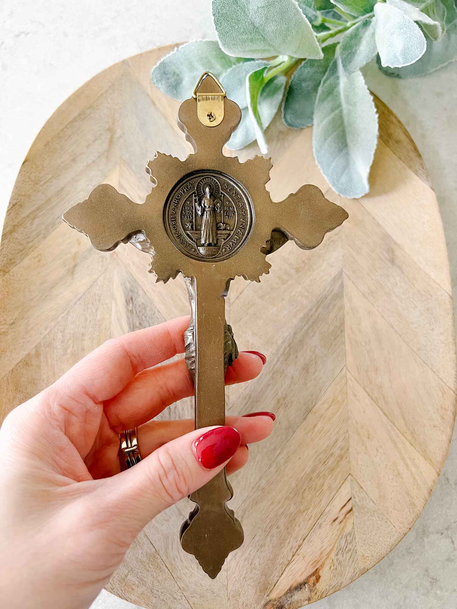 Small St. Benedict Crucifix Pendant - Religious Jewelry for Protection & Blessings - Perfect for Daily Wear, Gifts & Catholic Devotions
